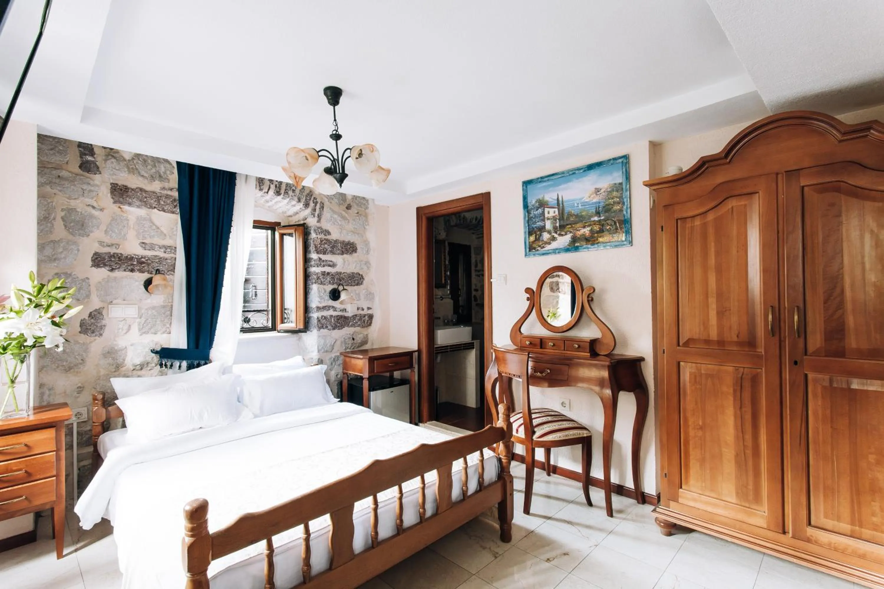 Bed in Hotel Galathea