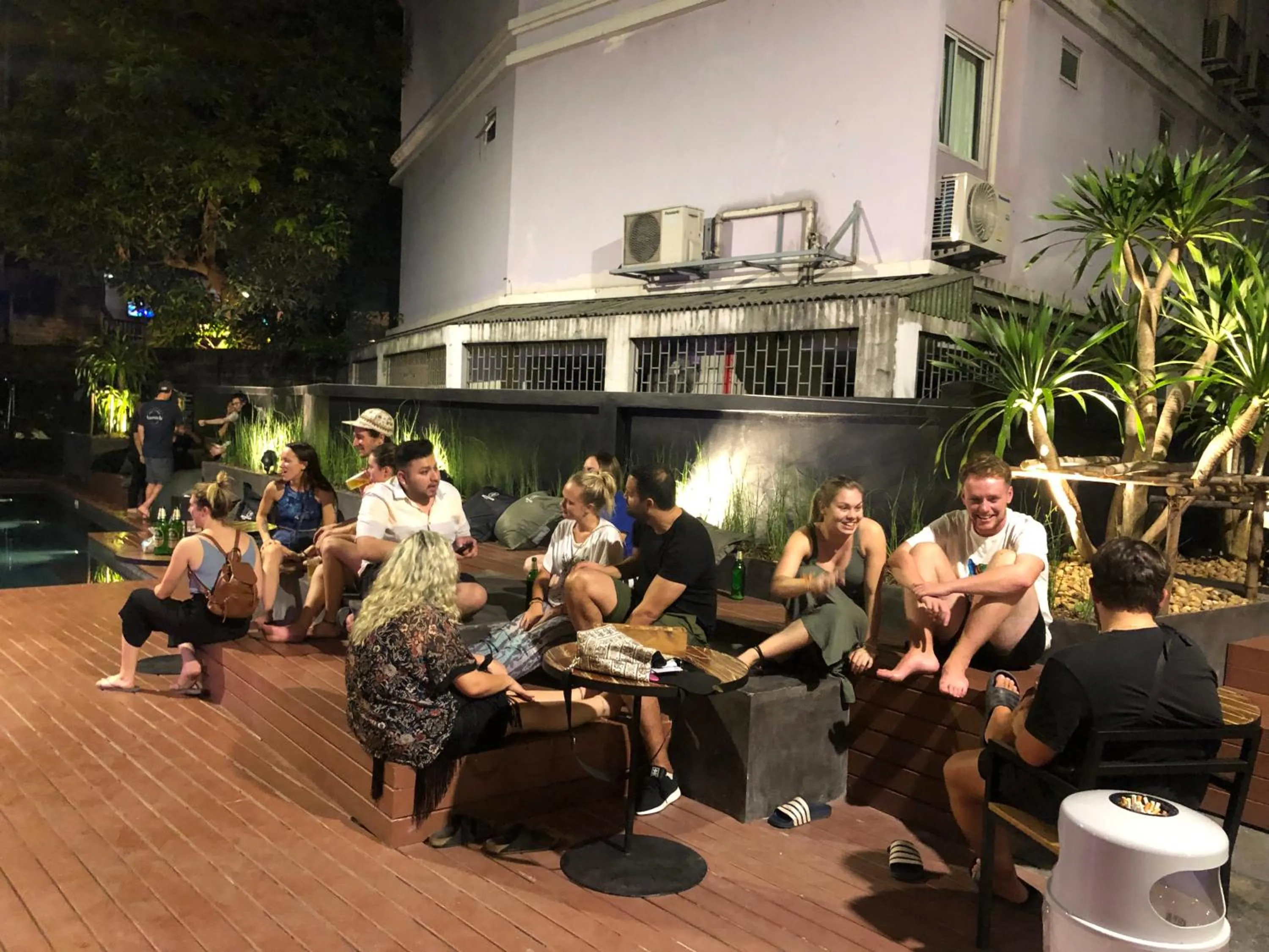 People in BED STATION Hostel Khaosan