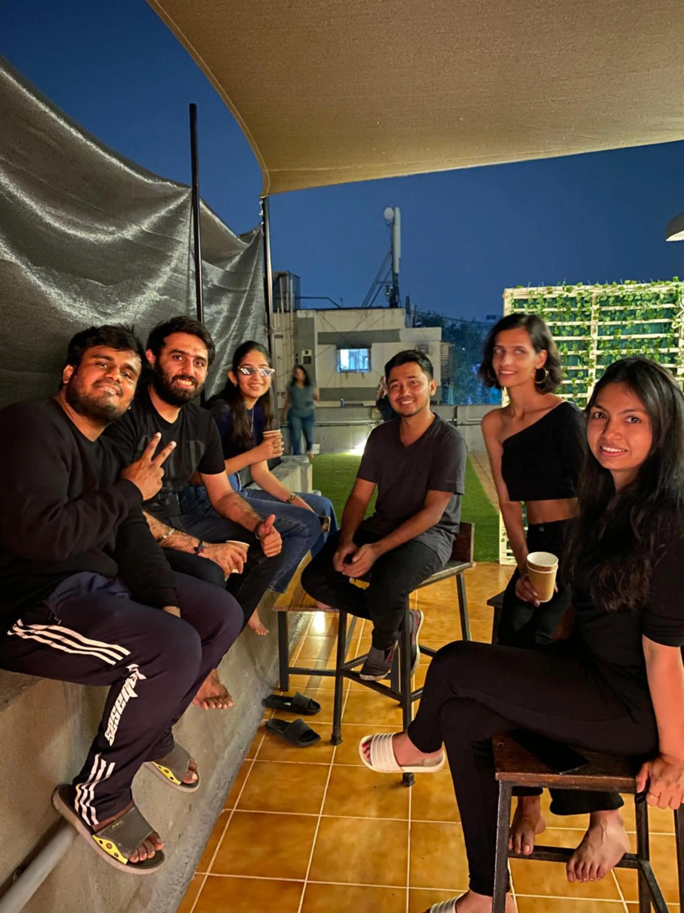 group of guests in Locomo Hostel OG - Stay Work Eat