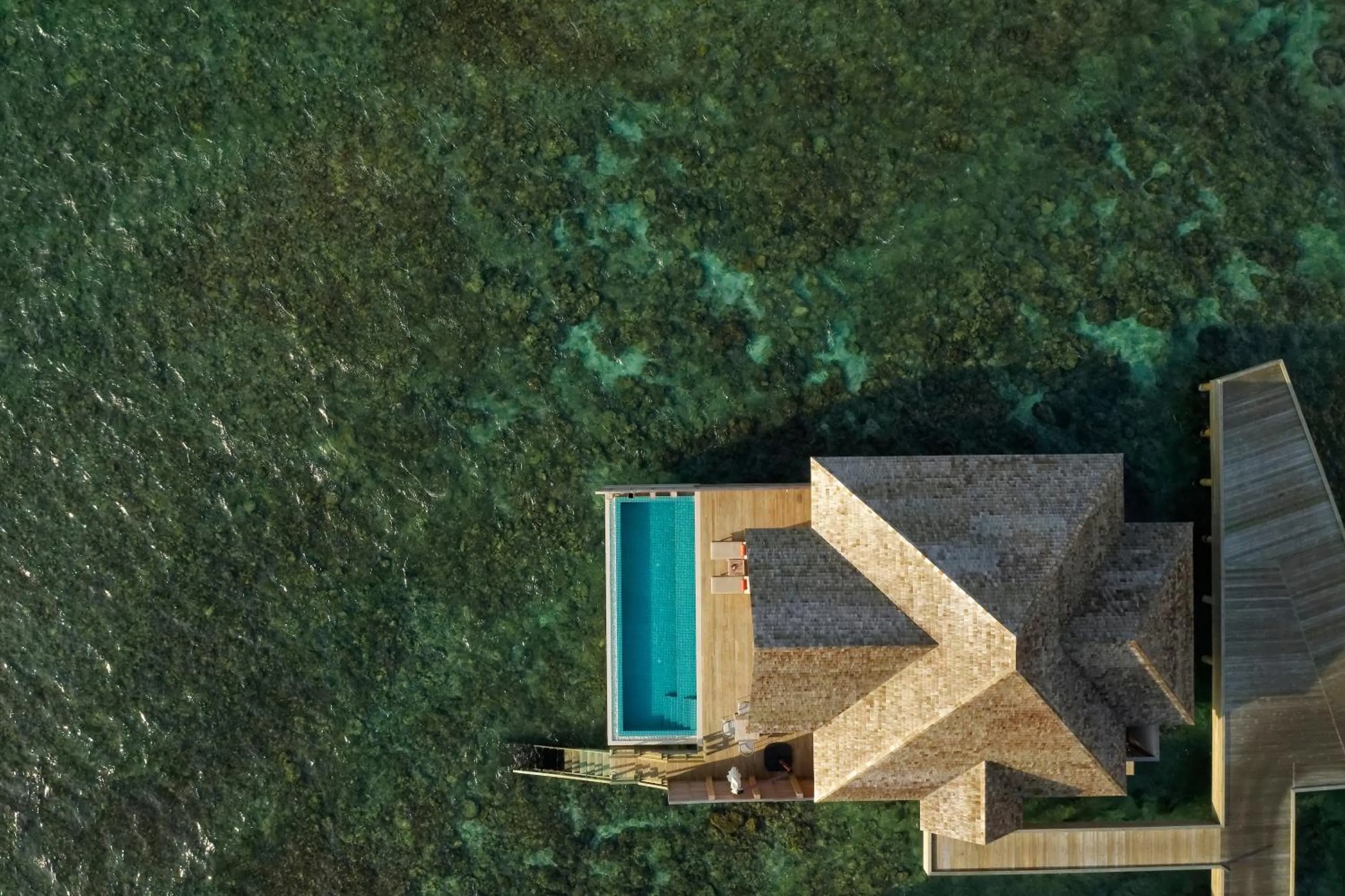 Bird's eye view in Emerald Faarufushi Resort & Spa - Deluxe All Inclusive