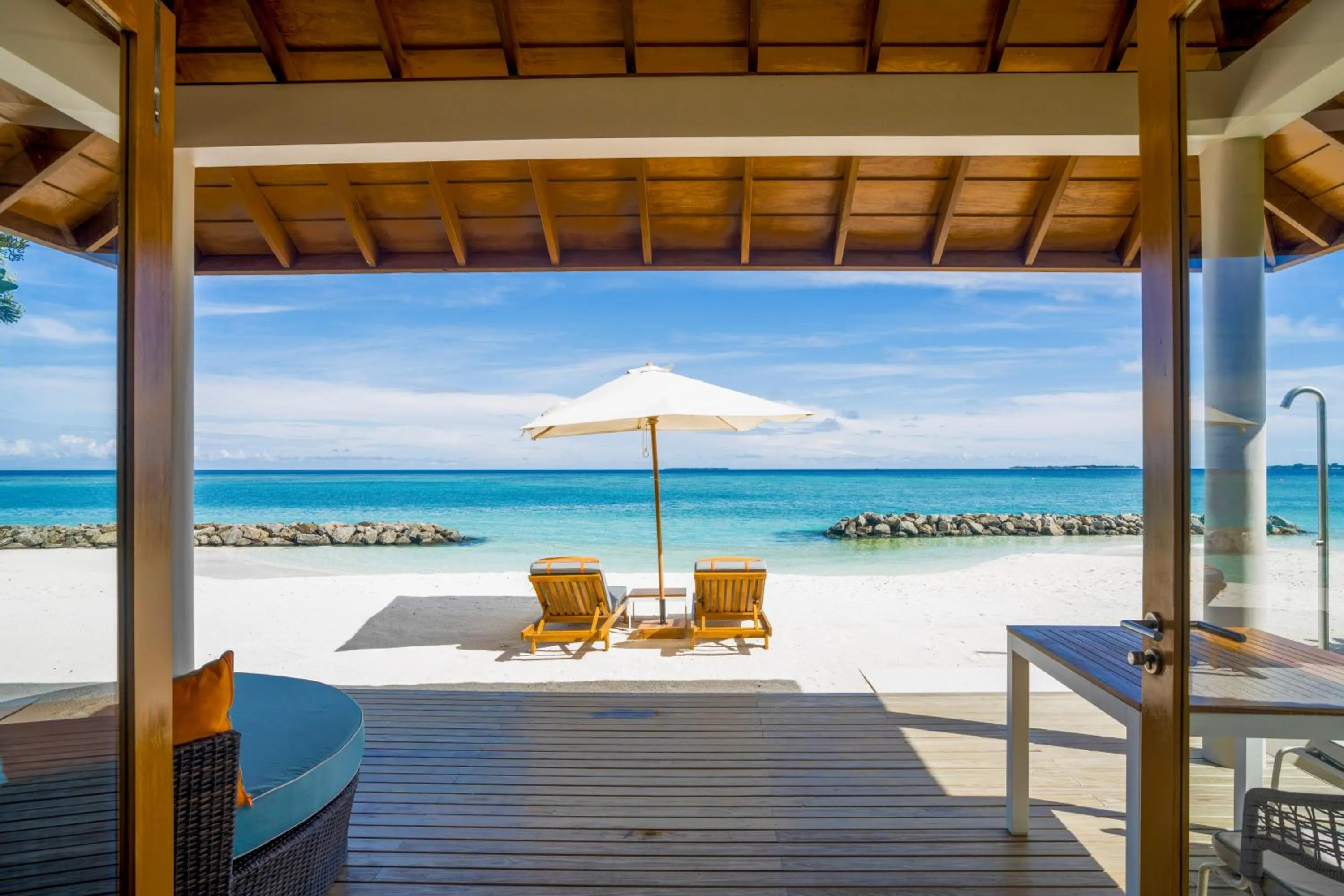 Patio in Emerald Faarufushi Resort & Spa - Deluxe All Inclusive