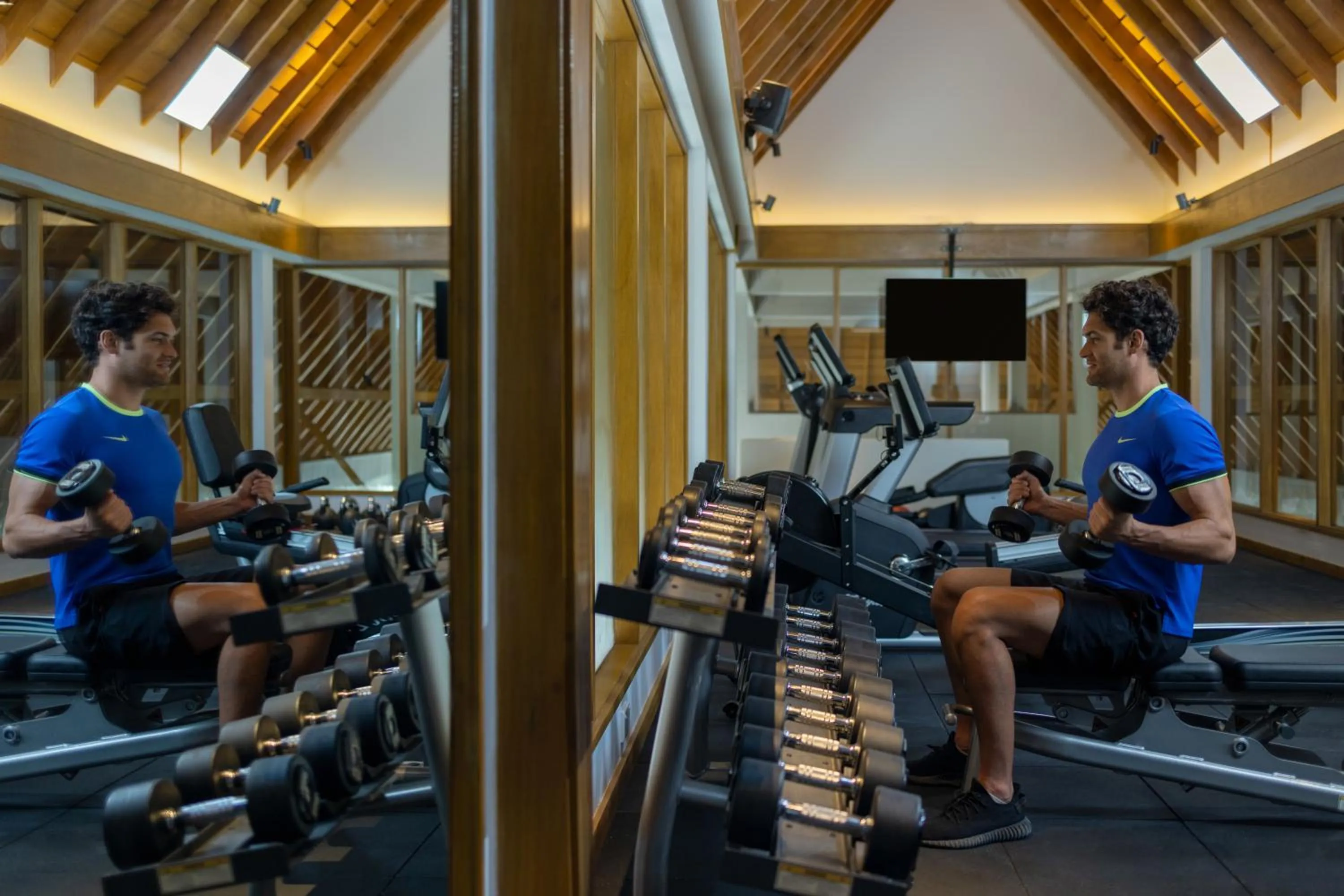 Fitness centre/facilities in Emerald Faarufushi Resort & Spa - Deluxe All Inclusive