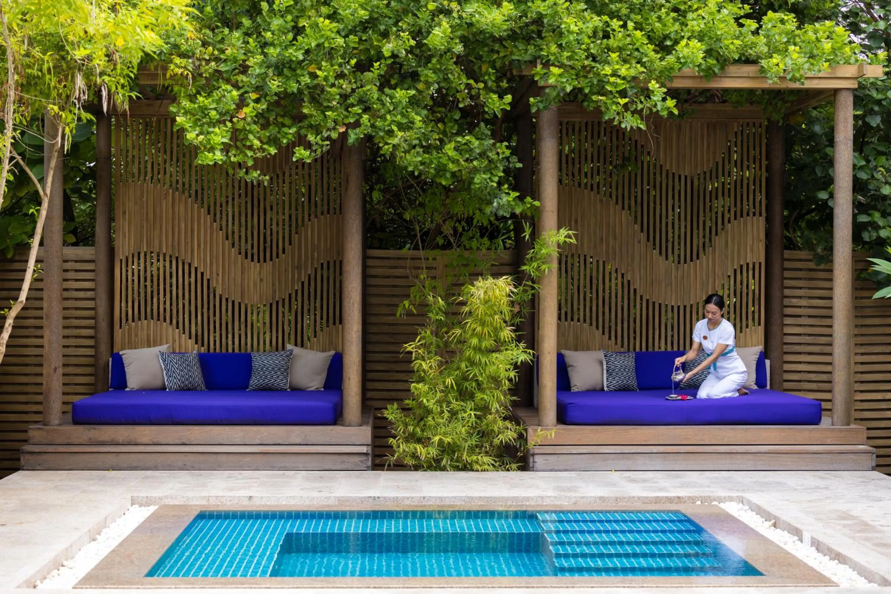 Patio in Emerald Faarufushi Resort & Spa - Deluxe All Inclusive