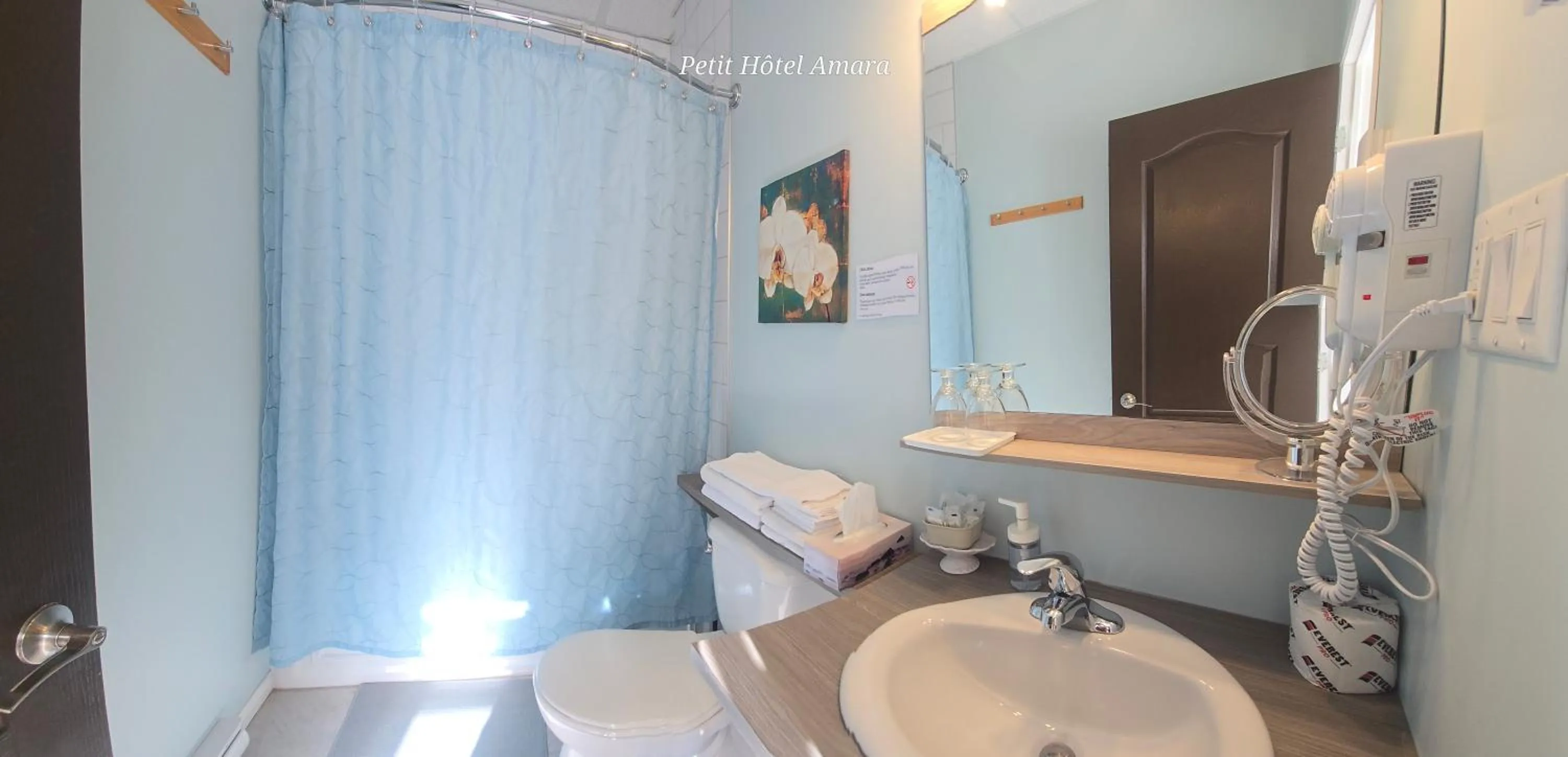 Shower in Petit Hôtel Amara