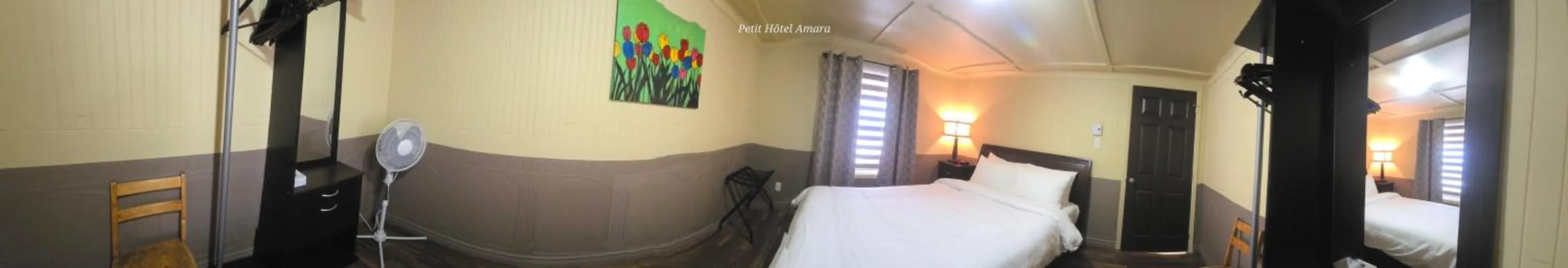 Bed in Petit Hôtel Amara