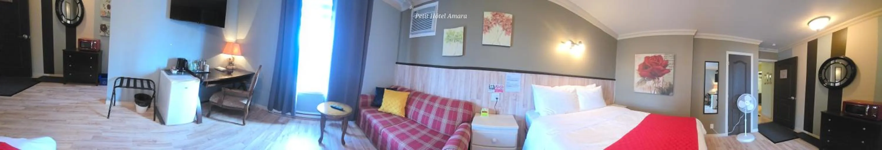 Bed in Petit Hôtel Amara