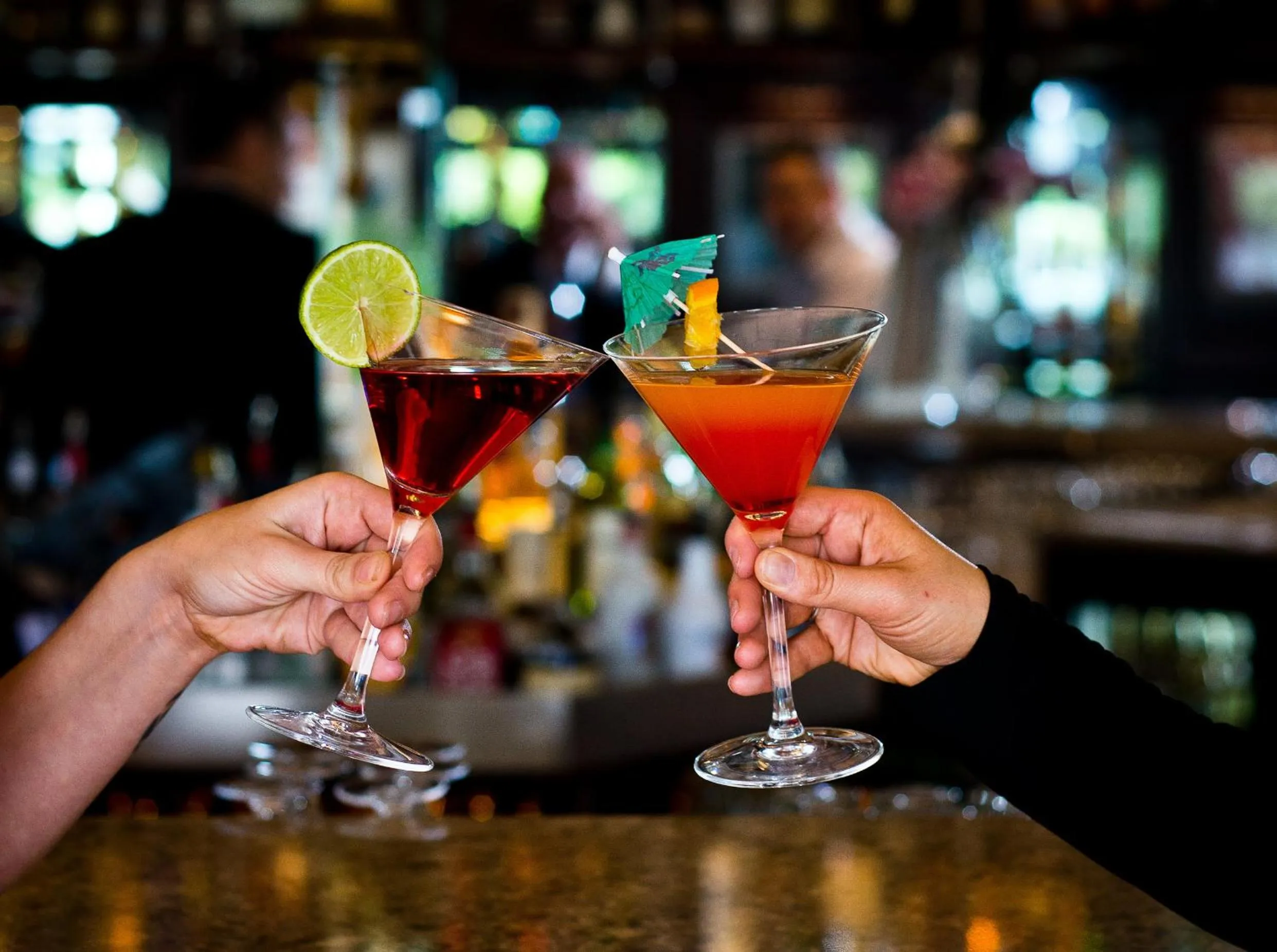 Drinks in Harvey's Point