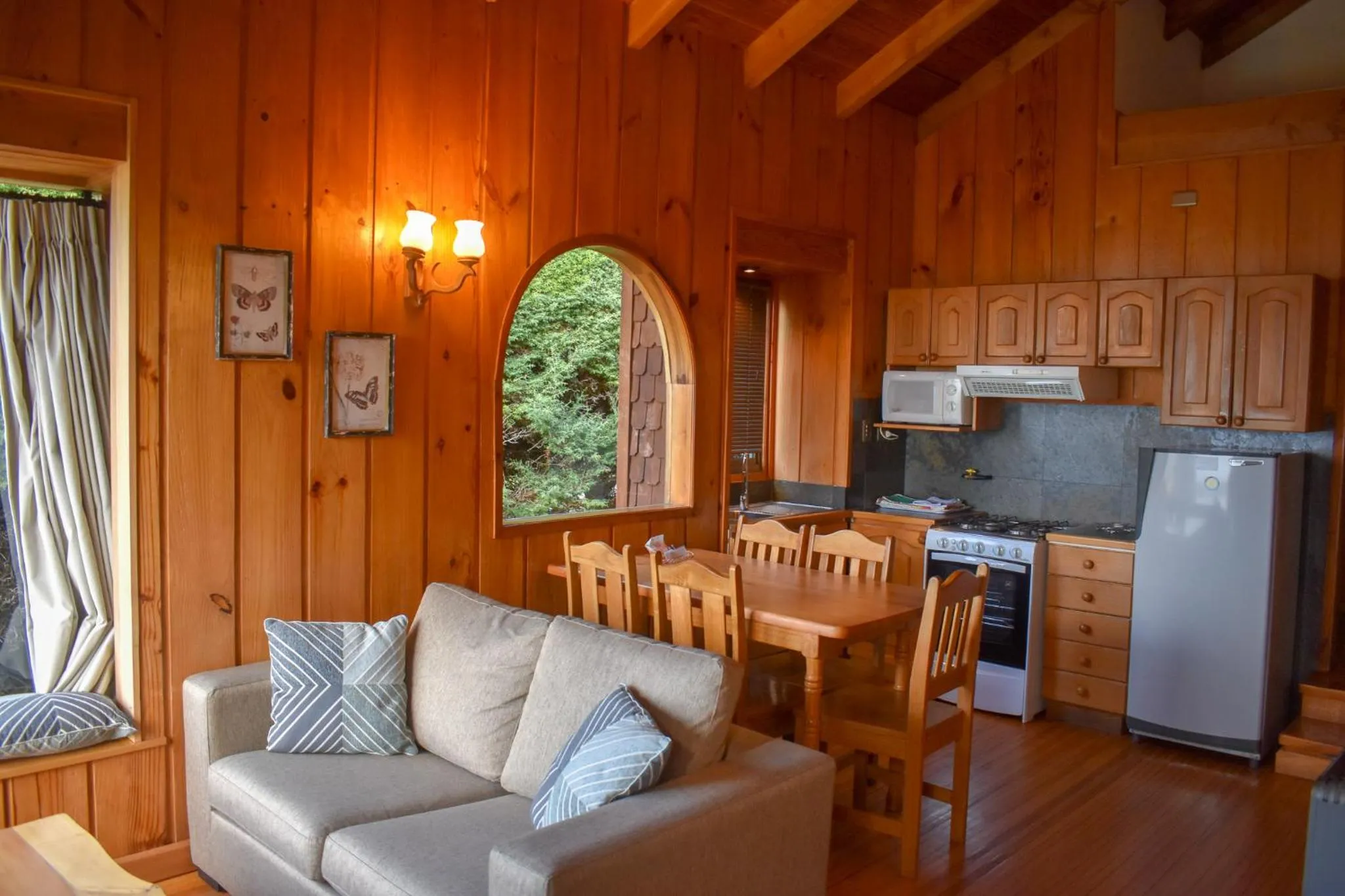 Kitchen or kitchenette in Cabañas Monte Verde