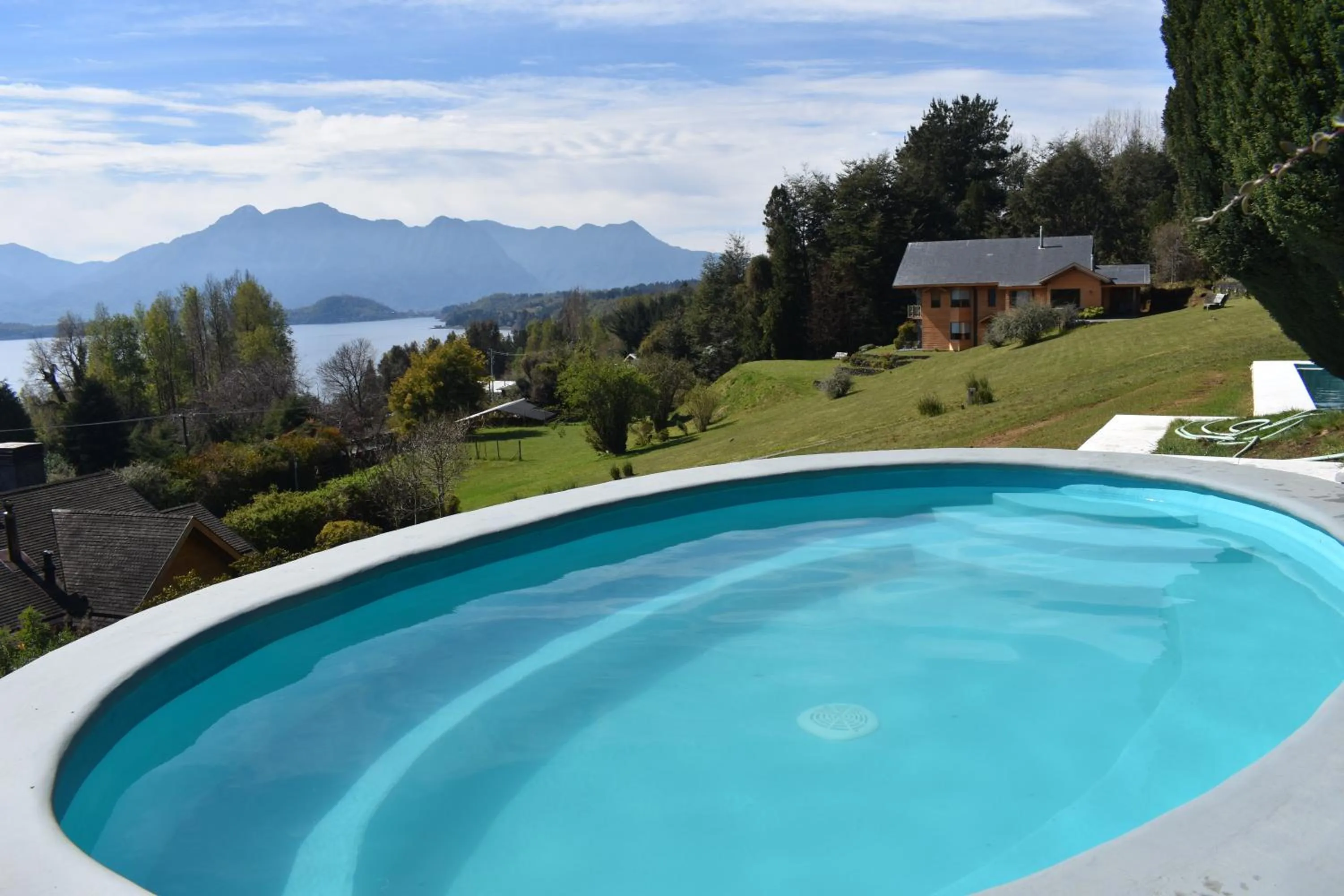 Swimming pool in Cabañas Monte Verde
