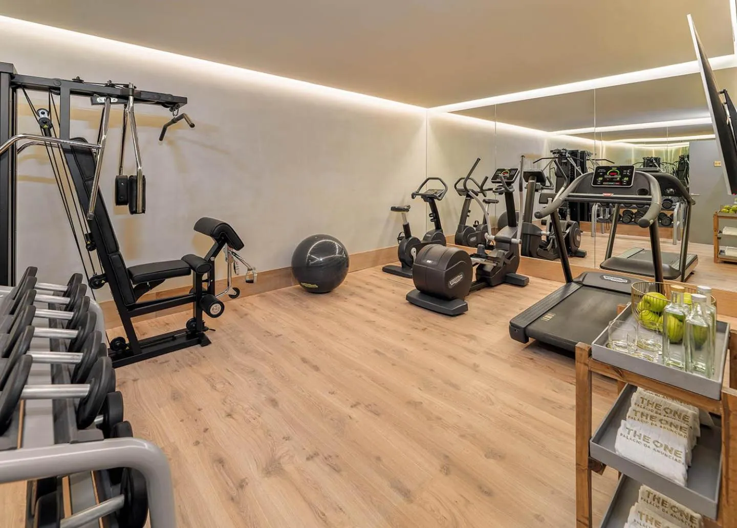 Fitness centre/facilities in The One Palácio da Anunciada