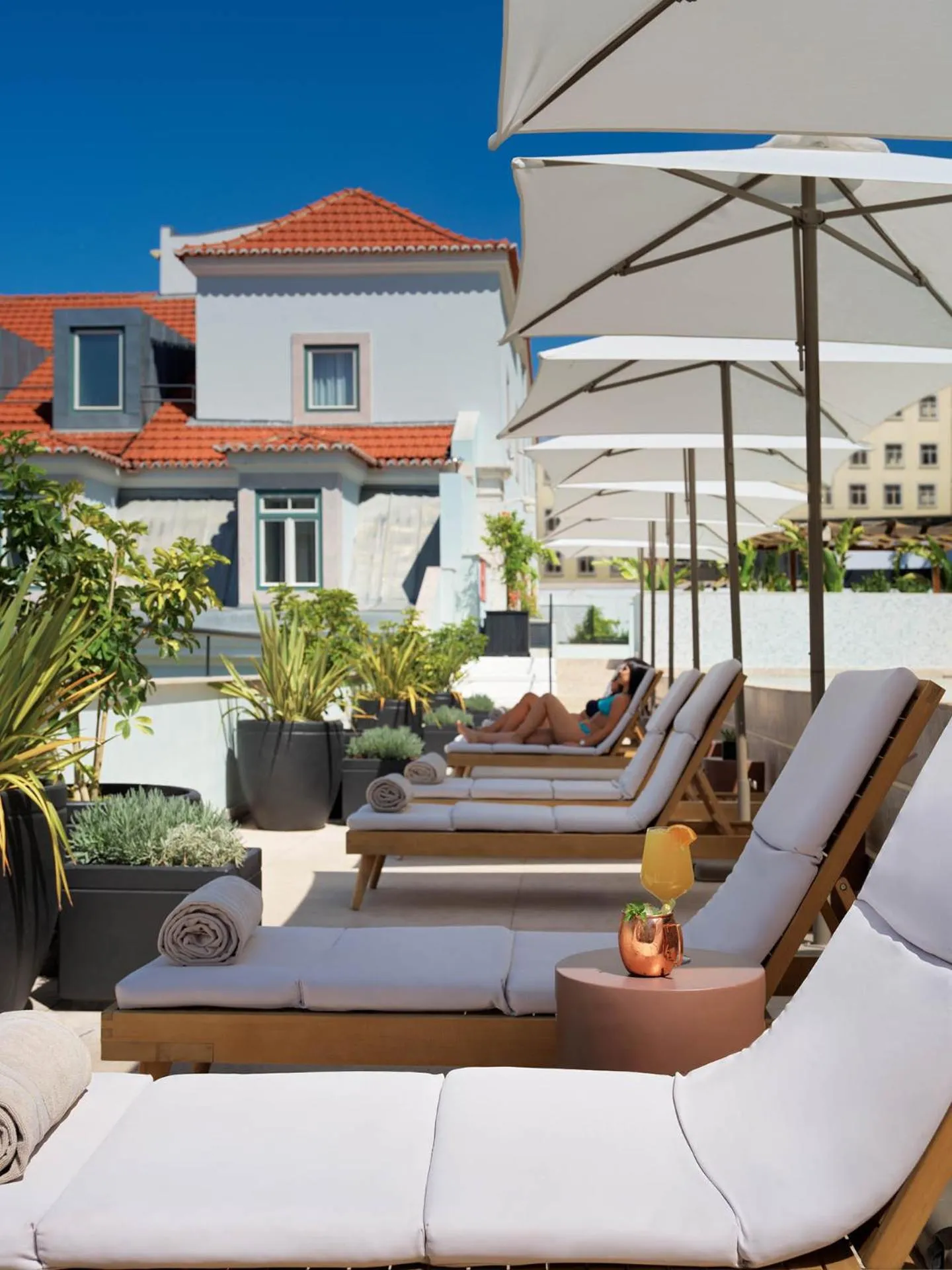 Pool view in The One Palácio da Anunciada