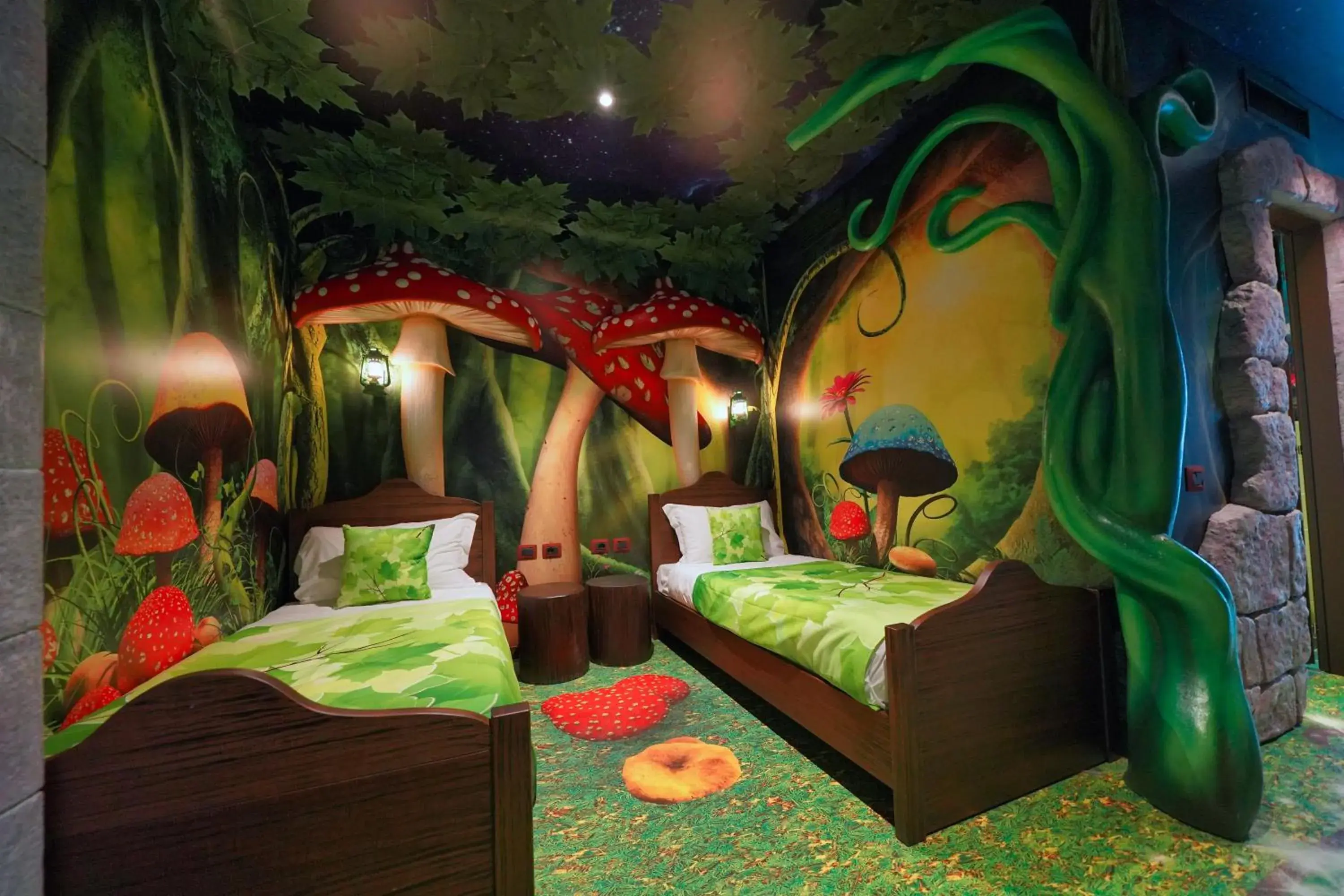Enchanted Forest Superior Room in Gardaland Magic Hotel Enchanted Forest Superior Room in Gardaland Magic Hotel