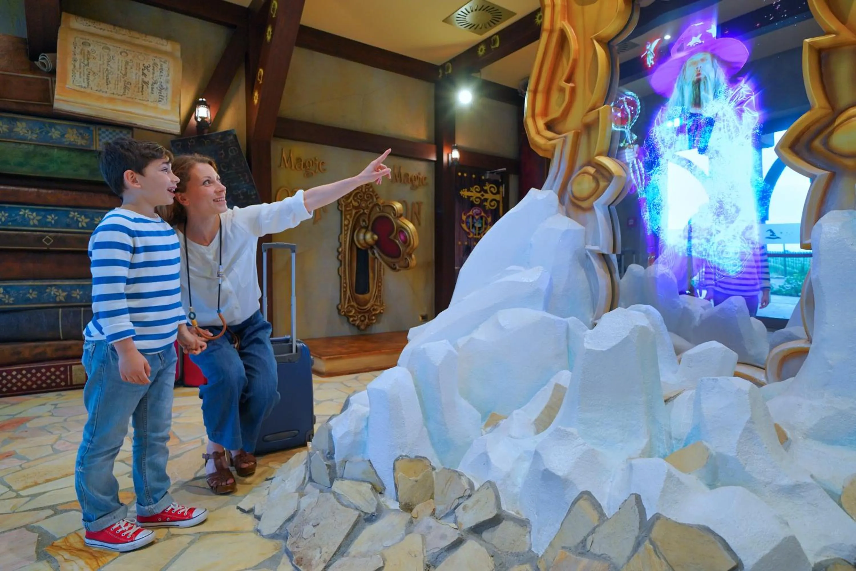 Lobby or reception in Gardaland Magic Hotel