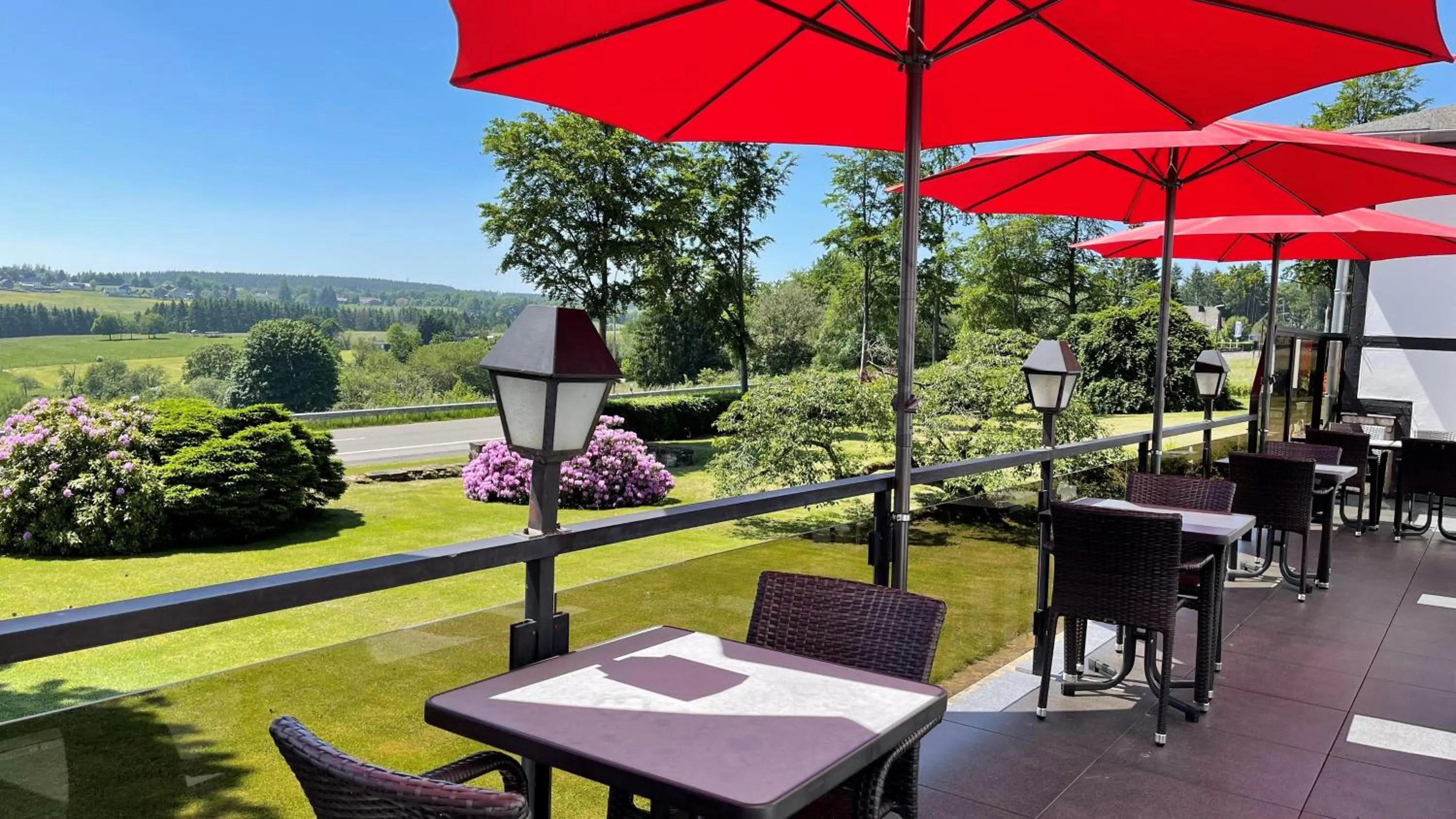 Balcony/Terrace in Boutique Hotel Restaurant Hollerather Hof