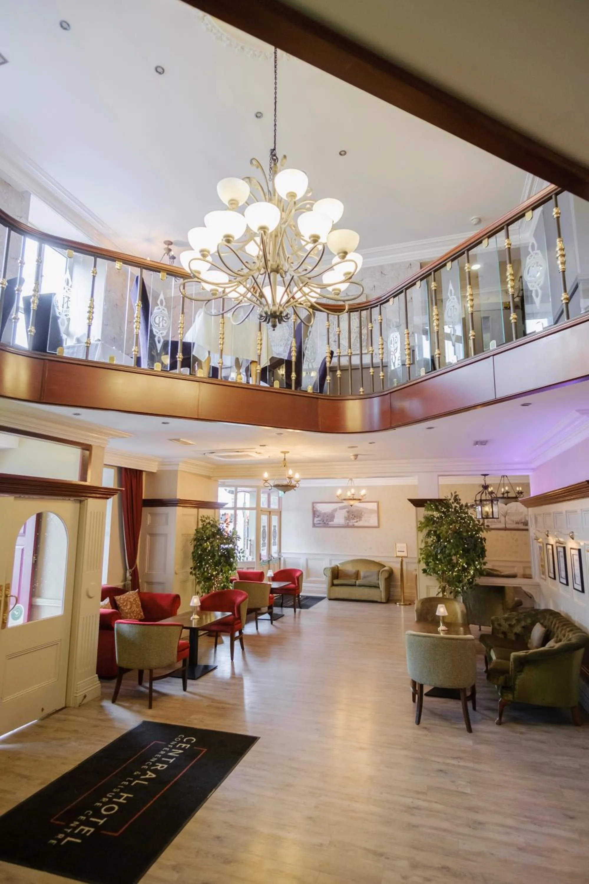 Lobby or reception in Central Hotel Donegal