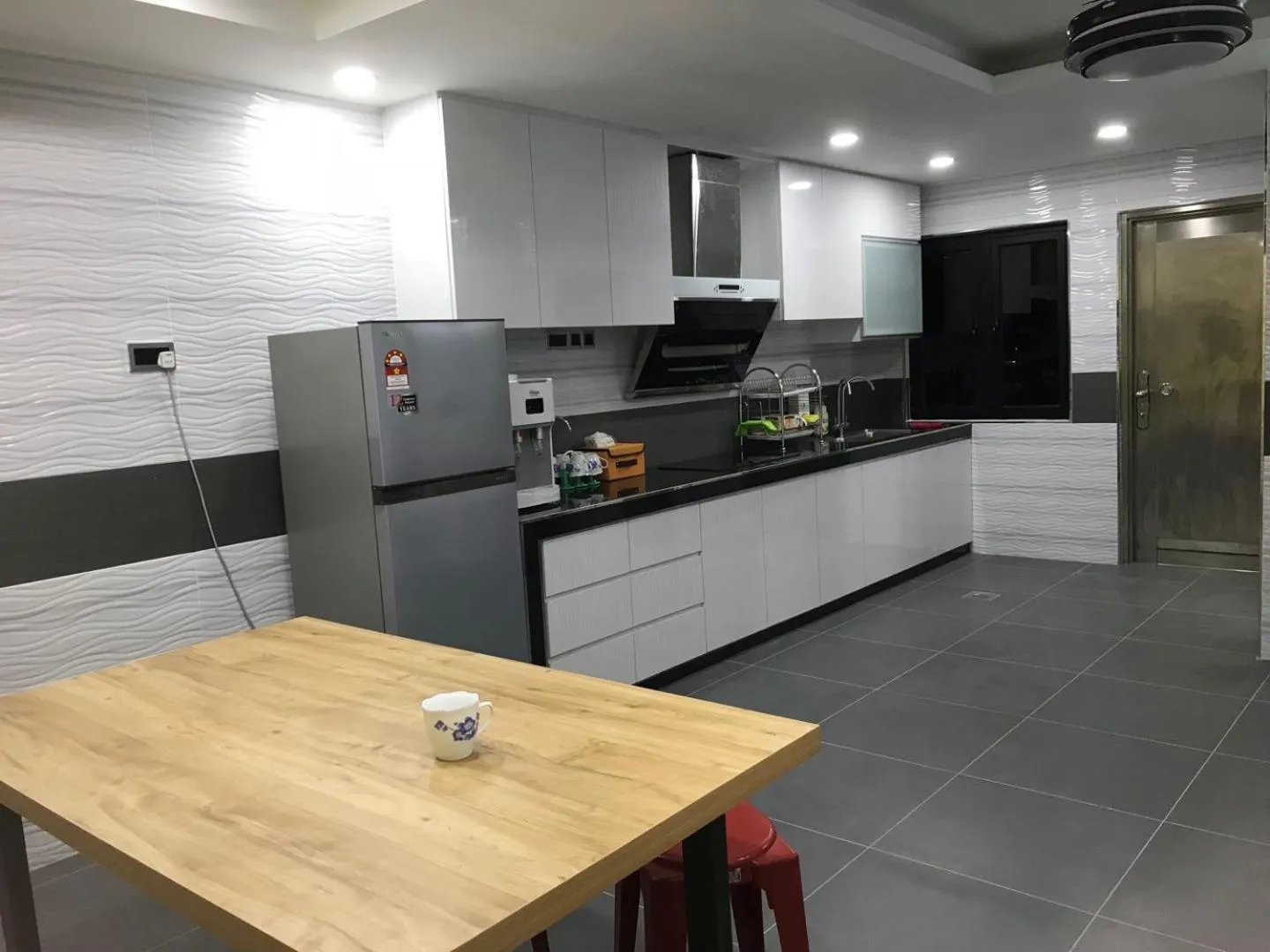 Kitchen or kitchenette in Homestay Stardow~星窗名宿~