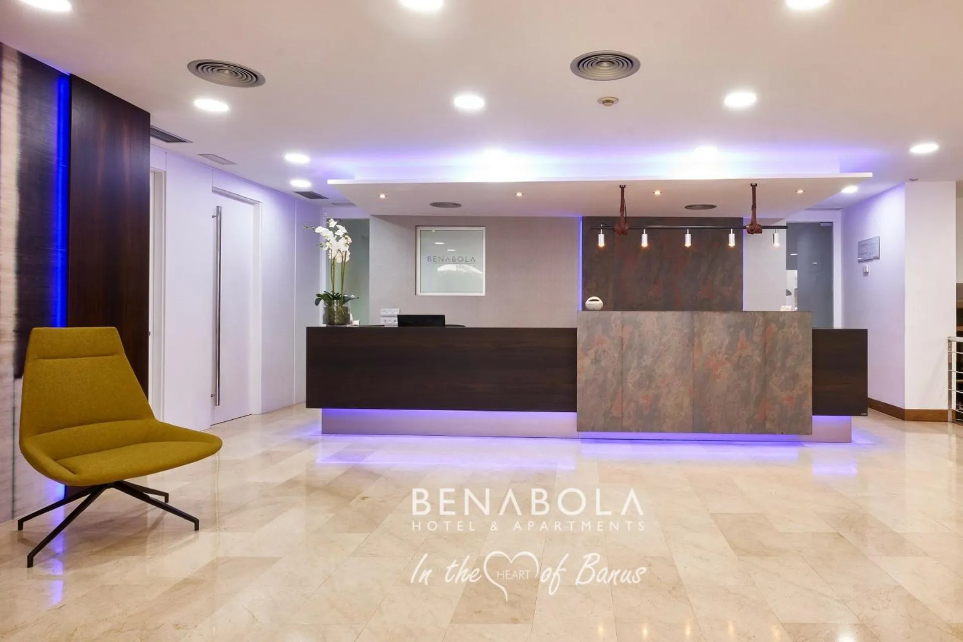 Lobby or reception in Benabola Hotel & Suites