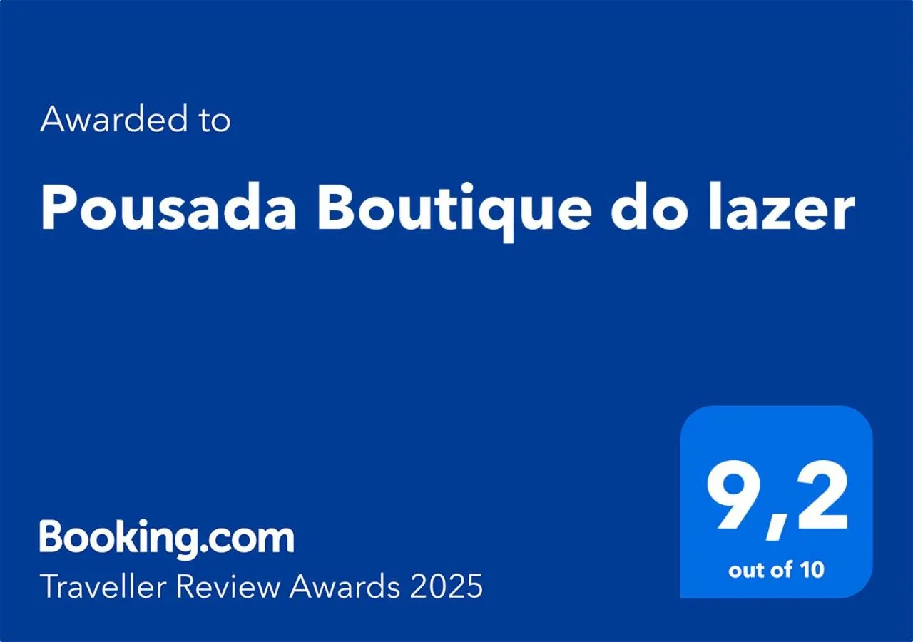 Certificate/Award in Pousada Boutique do lazer