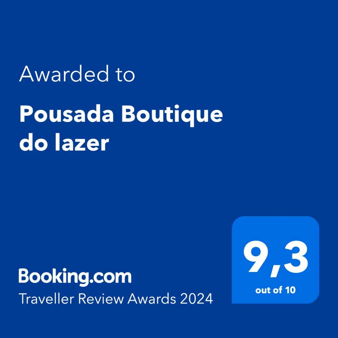 Certificate/Award in Pousada Boutique do lazer