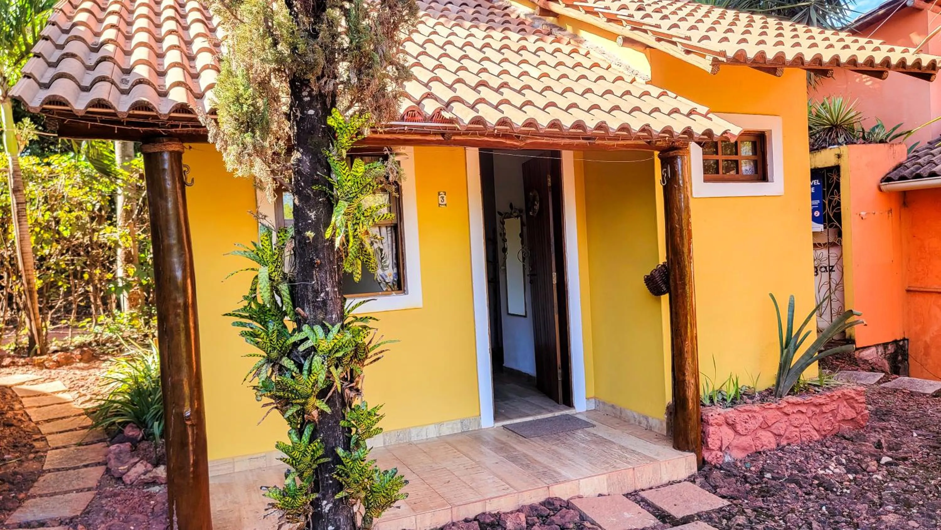 Garden view in Mirante de Lençóis