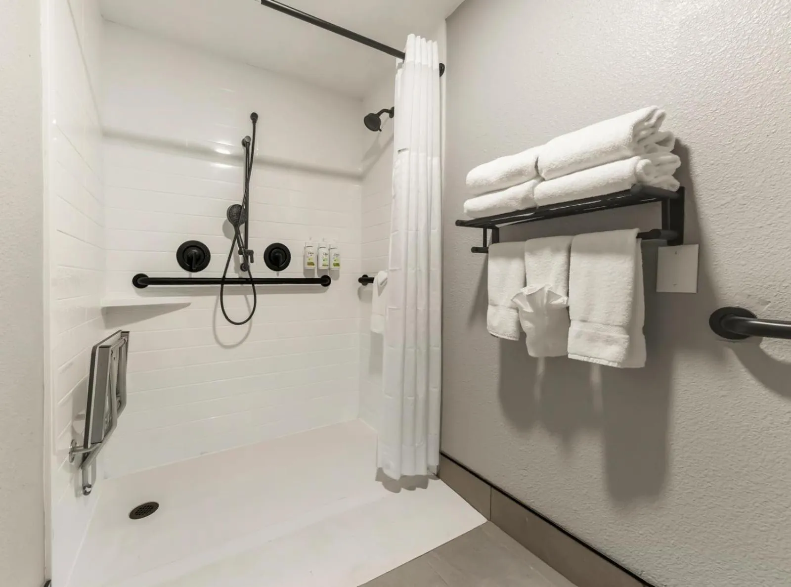 Shower in Hawthorn Extended Stay by Wyndham College Station