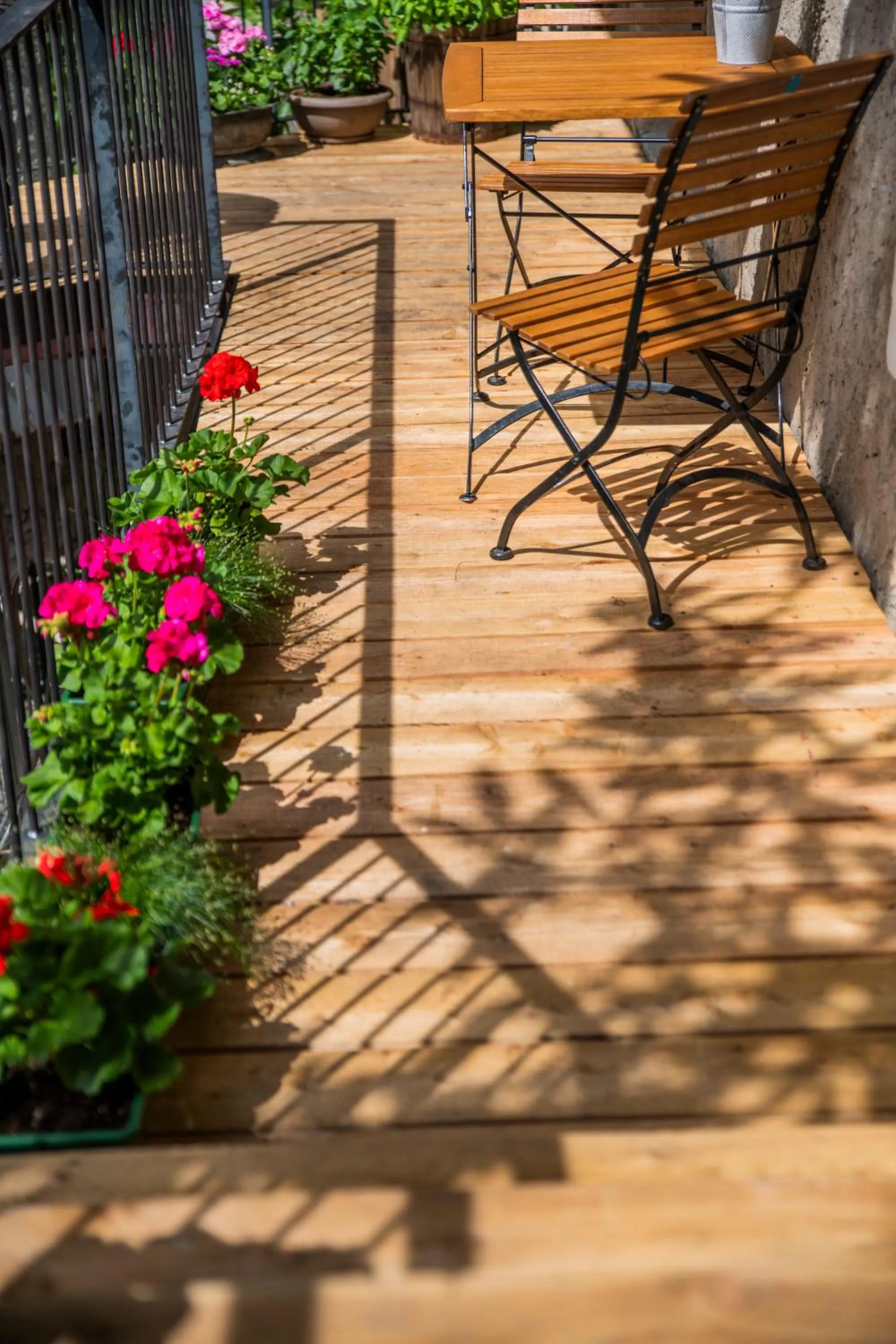 Balcony/Terrace in rössl bianco b&b&b
