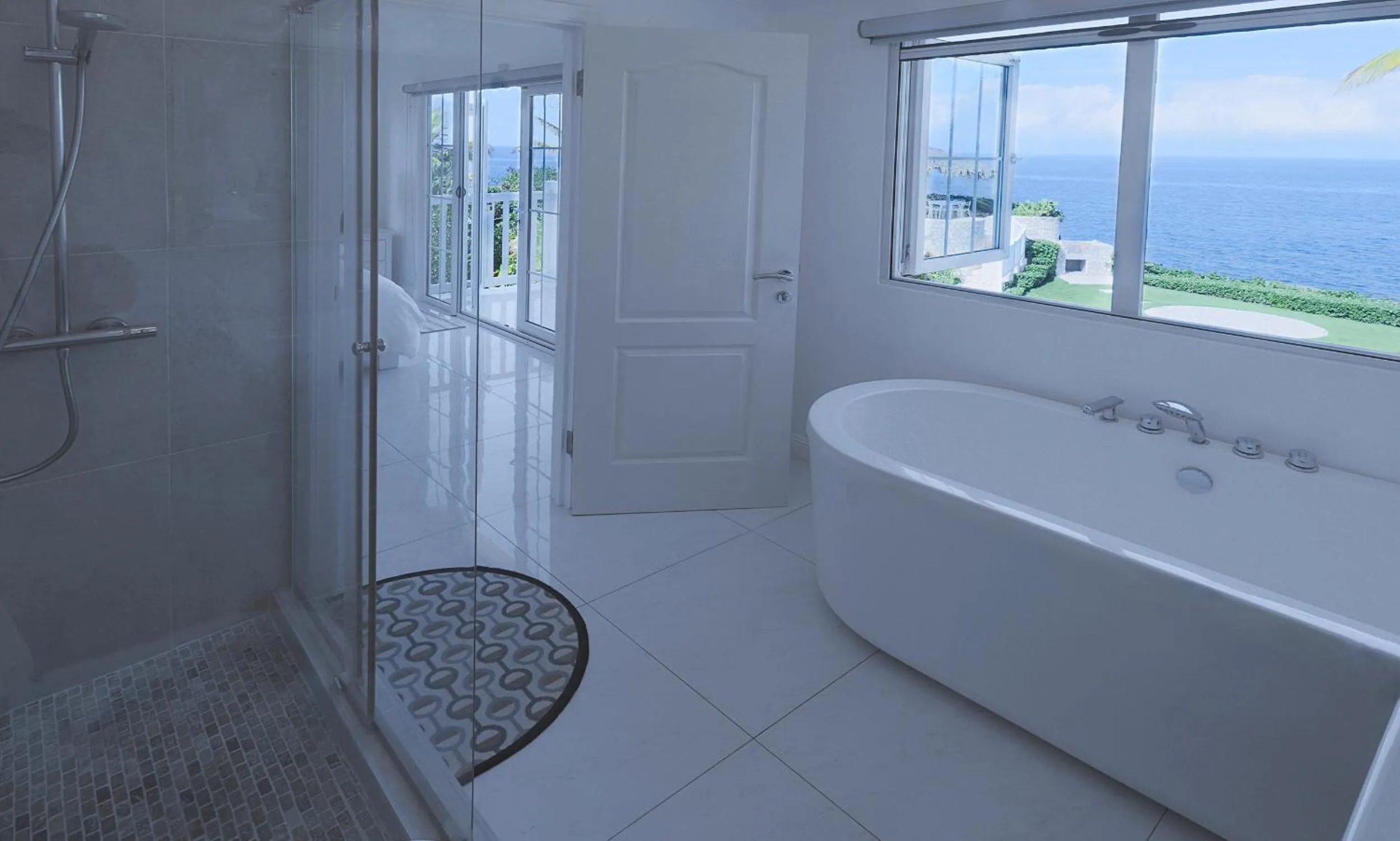 Shower in Stunning Ocean View