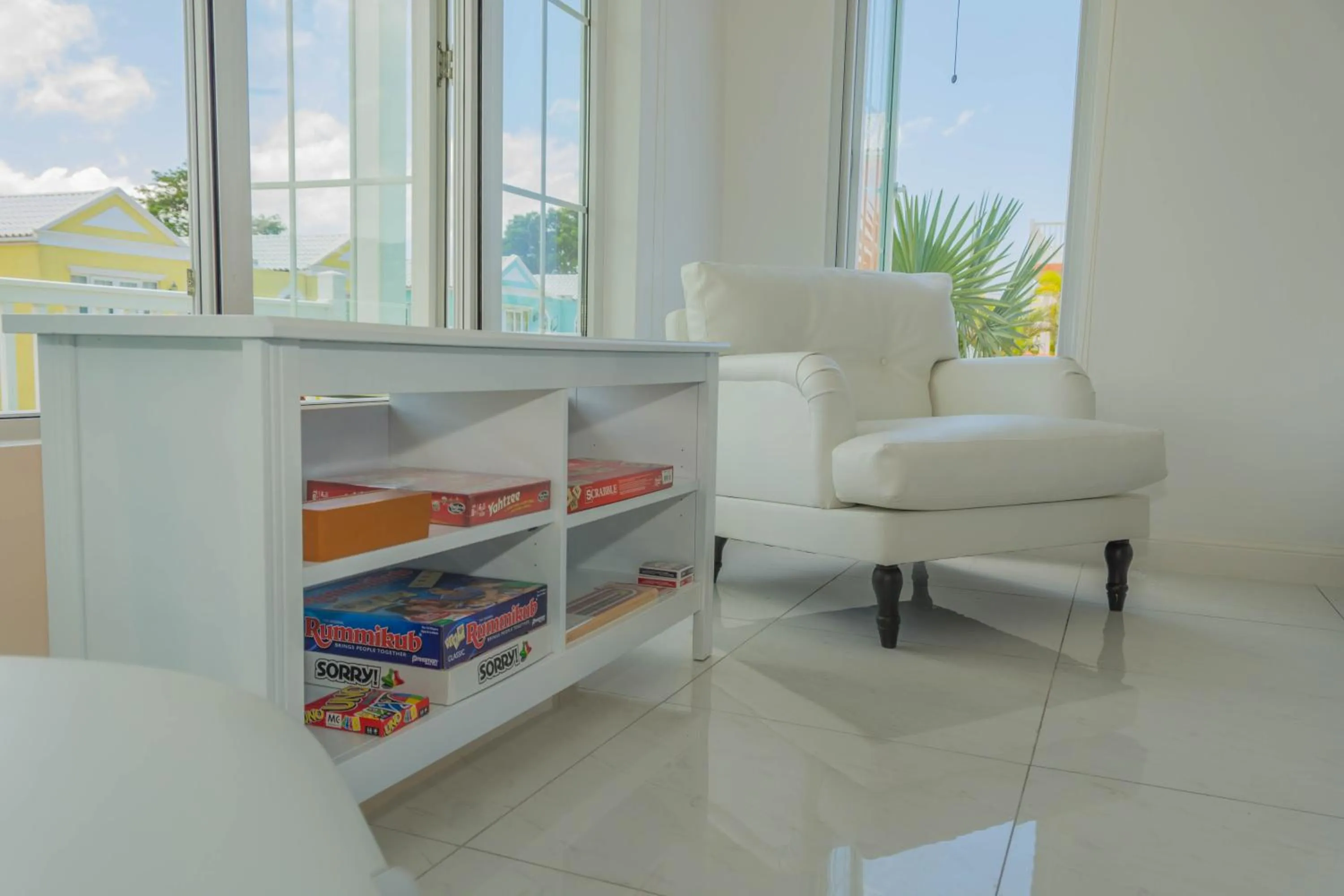 Living room in Stunning Ocean View