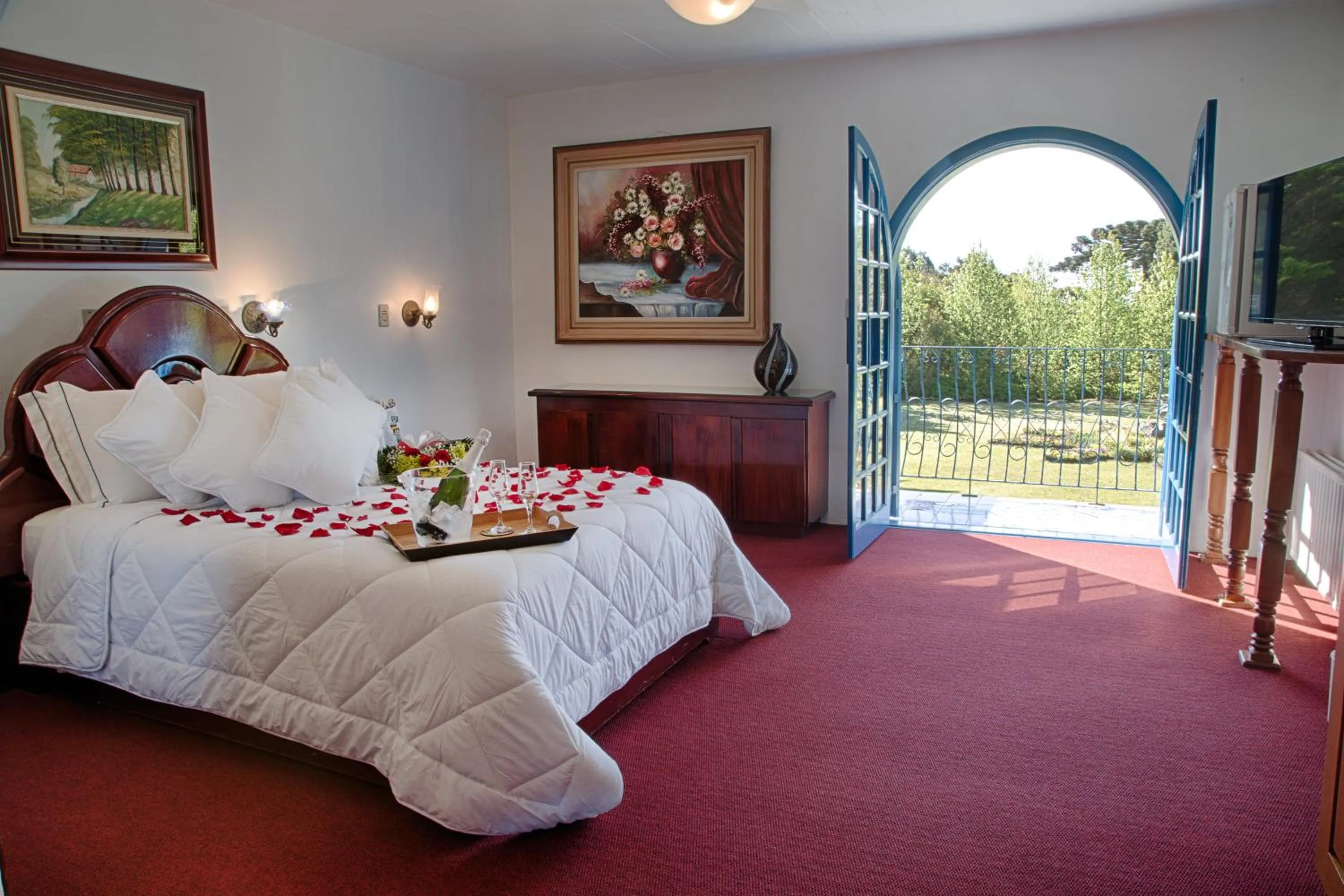 Bed in Hotel Gramado Palace