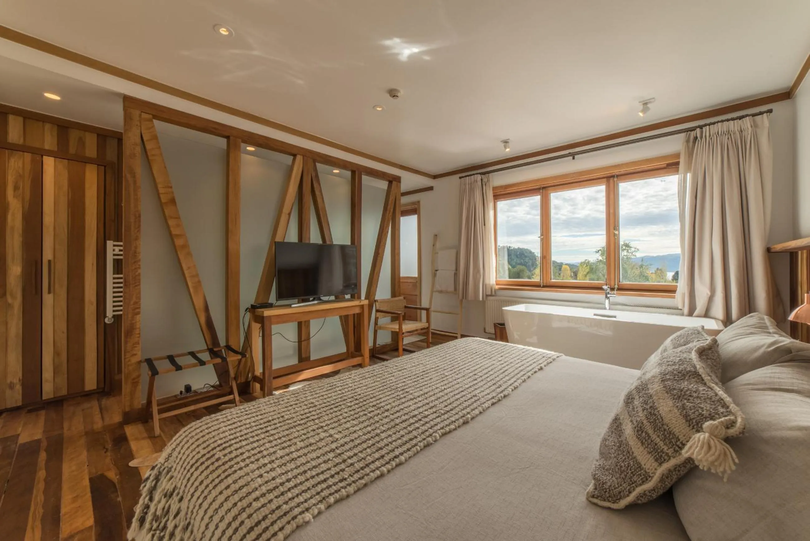 Bed in Hotel Termas Puyehue Wellness & Spa Resort