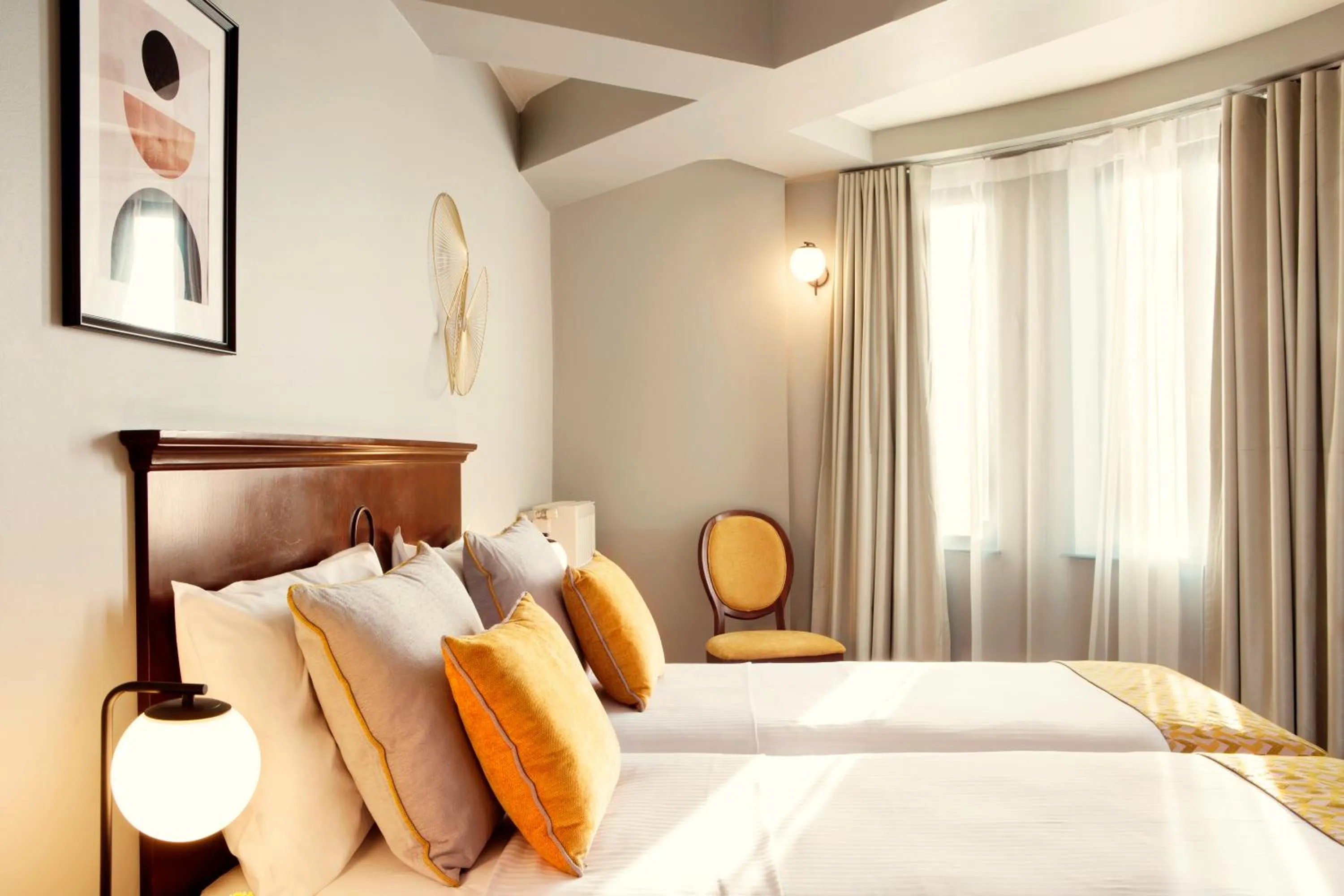 Bed in Zeus Essence Bucharest Venezia