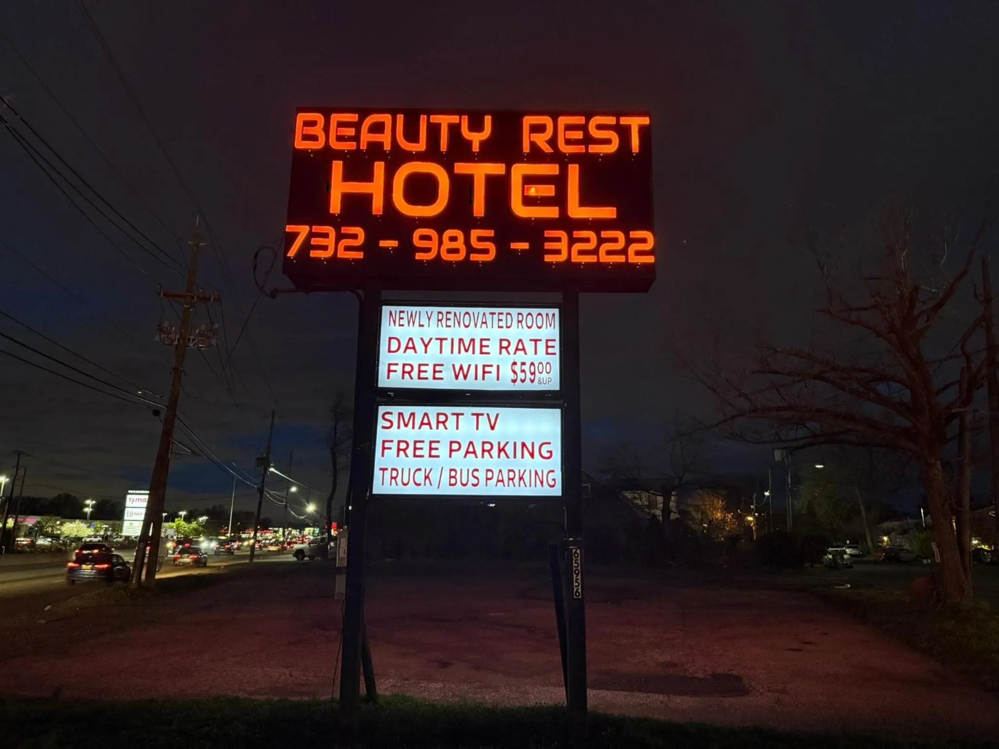 Property building in Beauty Rest Hotel