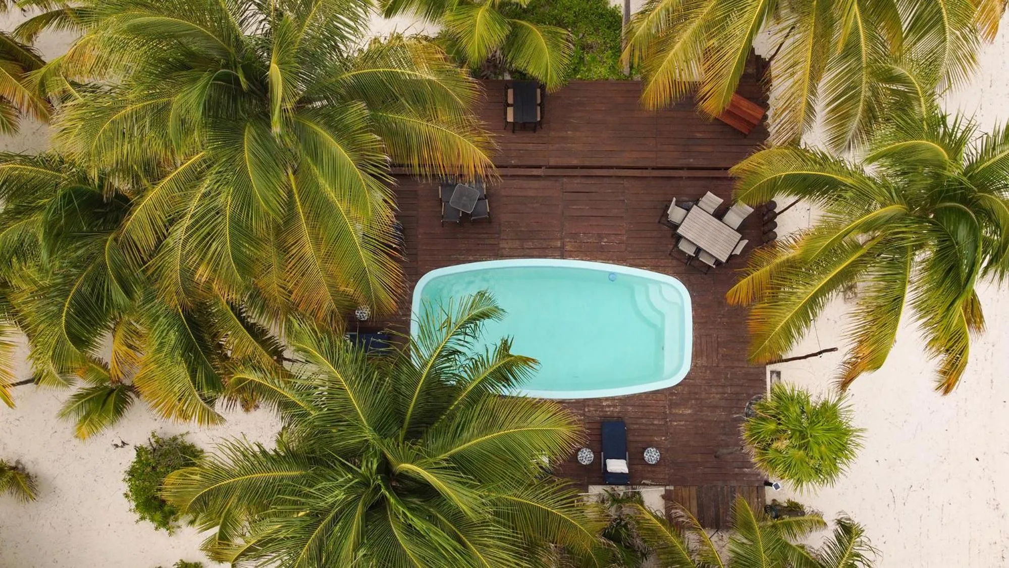 Swimming pool in Grand Slam Fishing Lodge Tulum