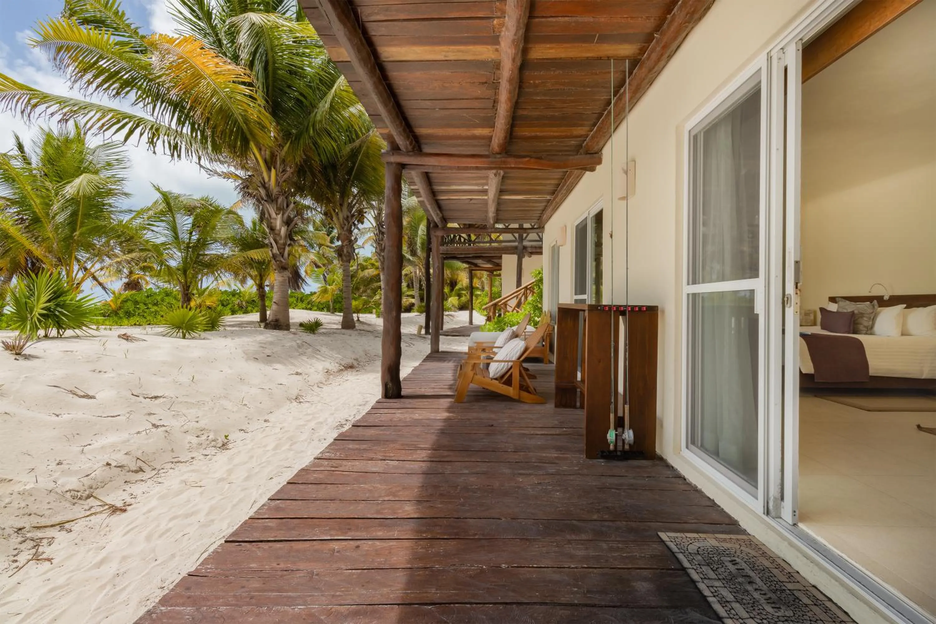 Balcony/Terrace in Grand Slam Fishing Lodge Tulum