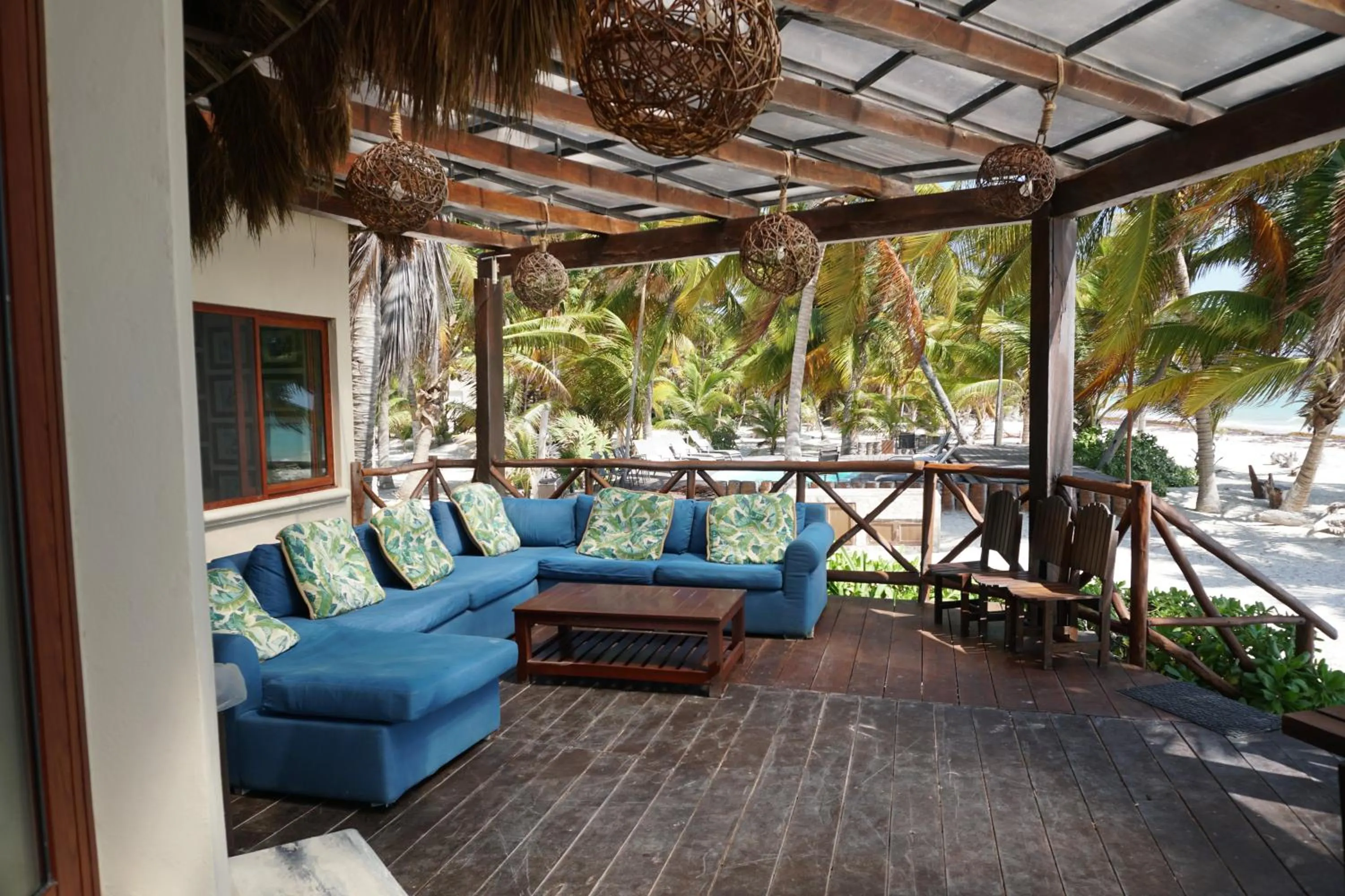 Balcony/Terrace in Grand Slam Fishing Lodge Tulum