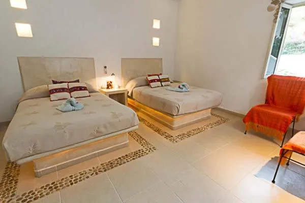 Bedroom, Bed in Villas Naomi