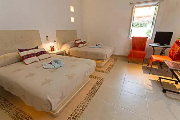 Bedroom, Bed in Villas Naomi