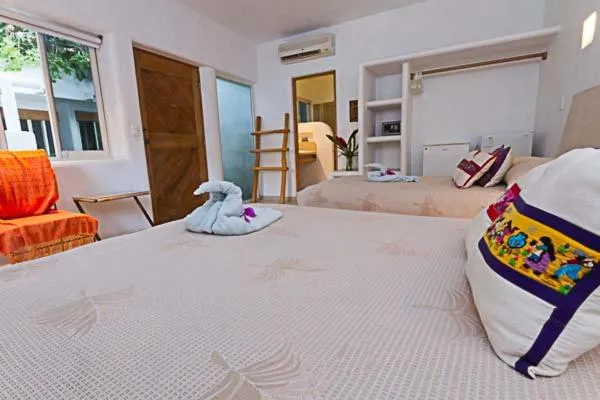 Bedroom, Bed in Villas Naomi