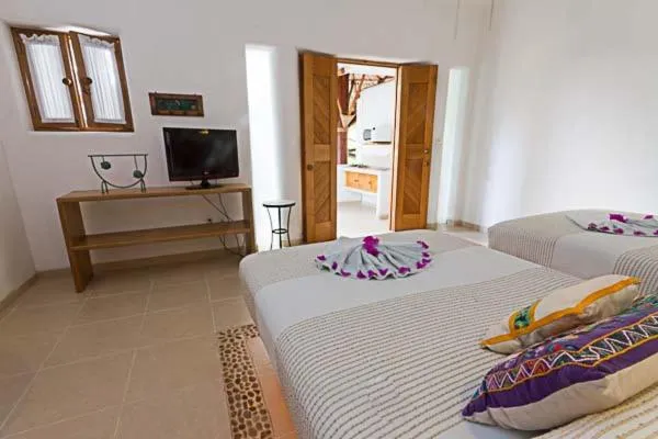 Bedroom, Bed in Villas Naomi