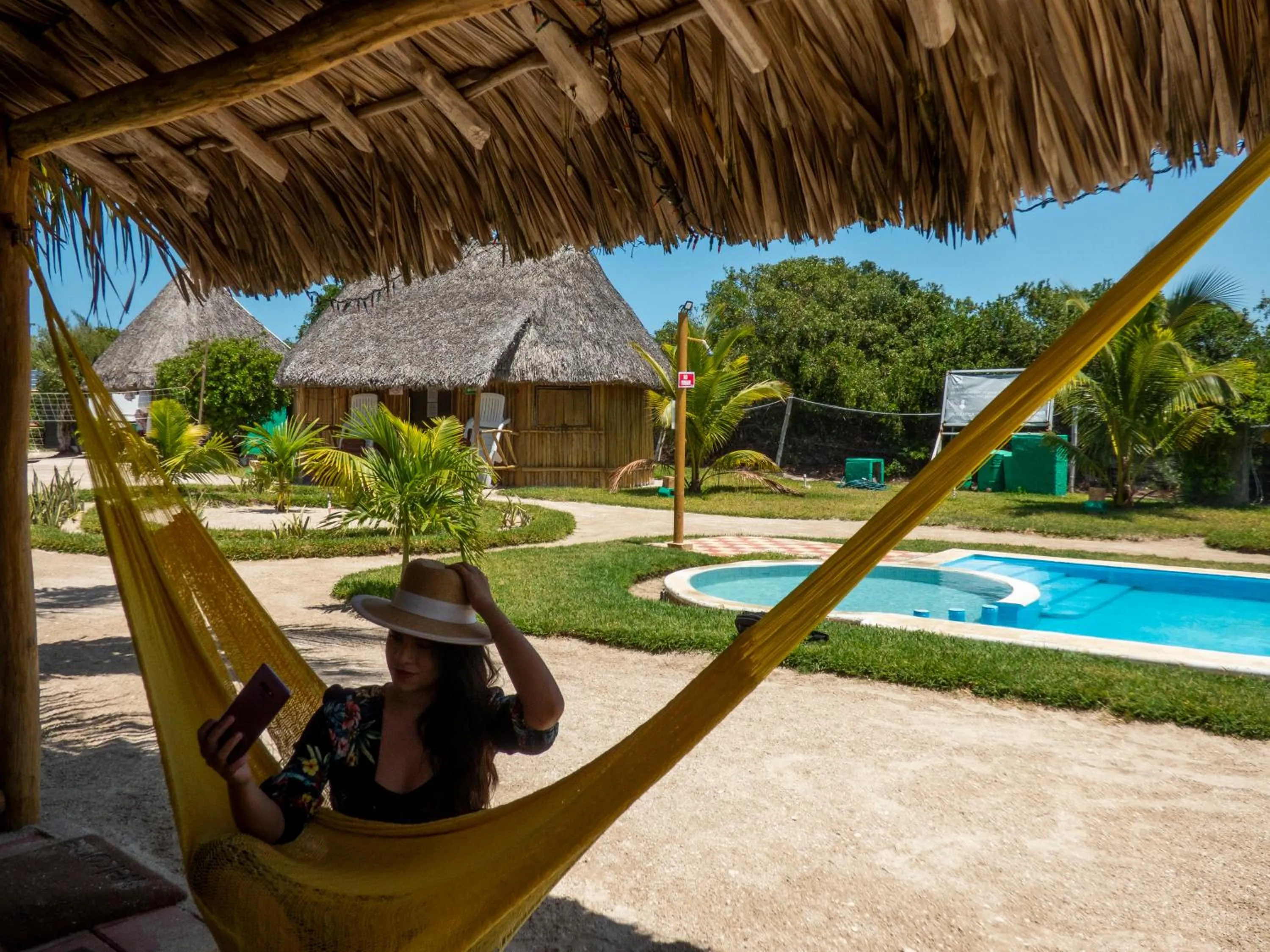 Garden in Cabanas Jaalkab