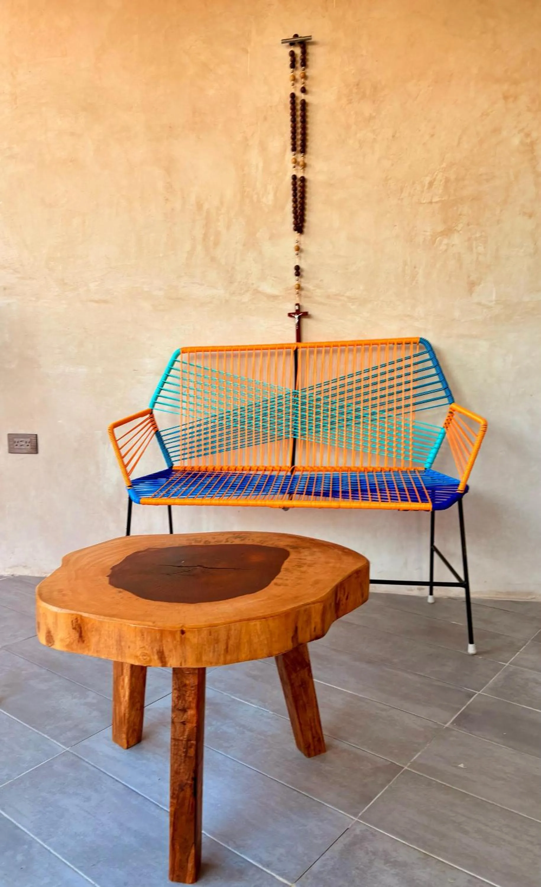 Living room in Cabanas Jaalkab