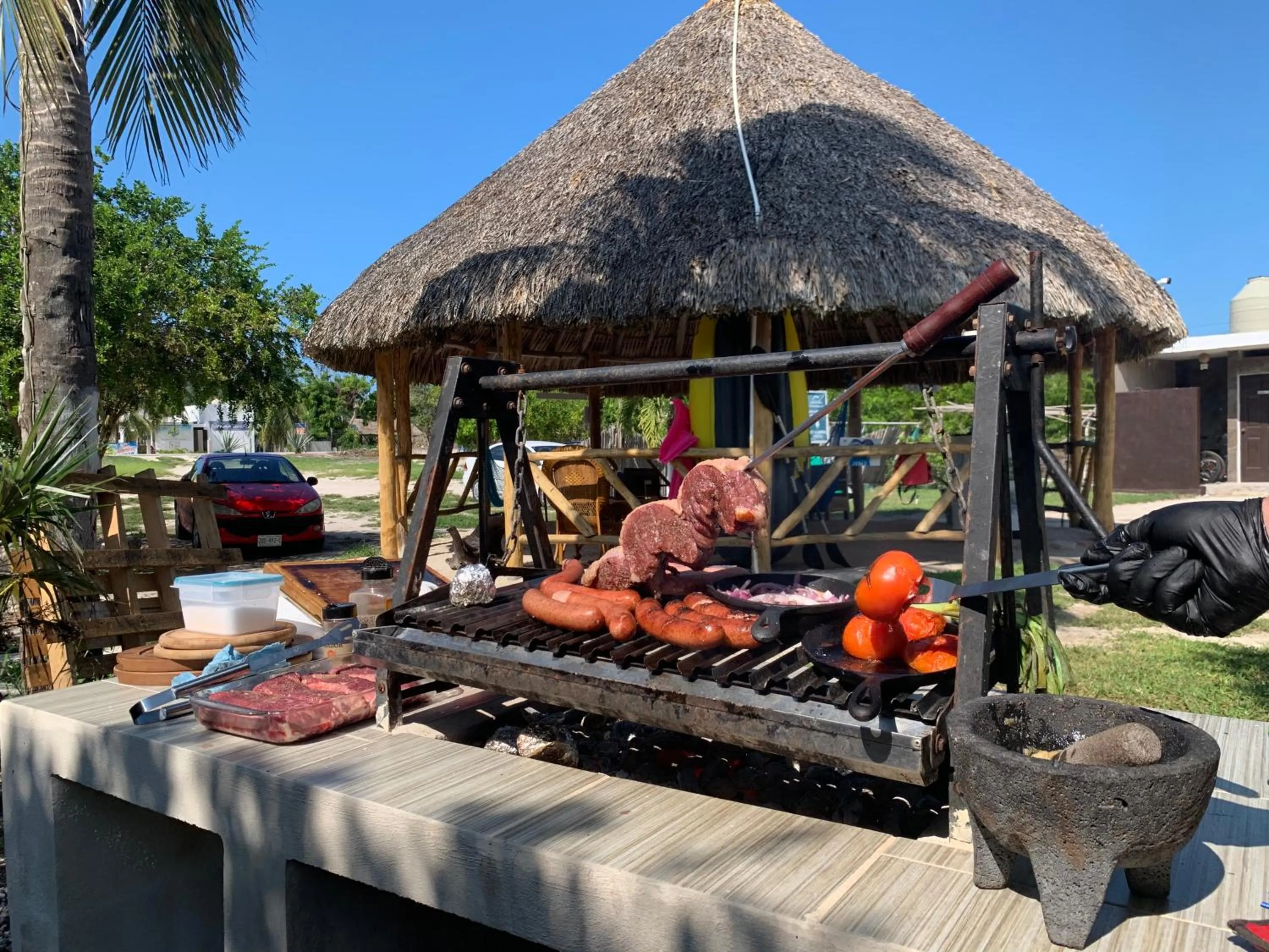 BBQ facilities in Cabanas Jaalkab