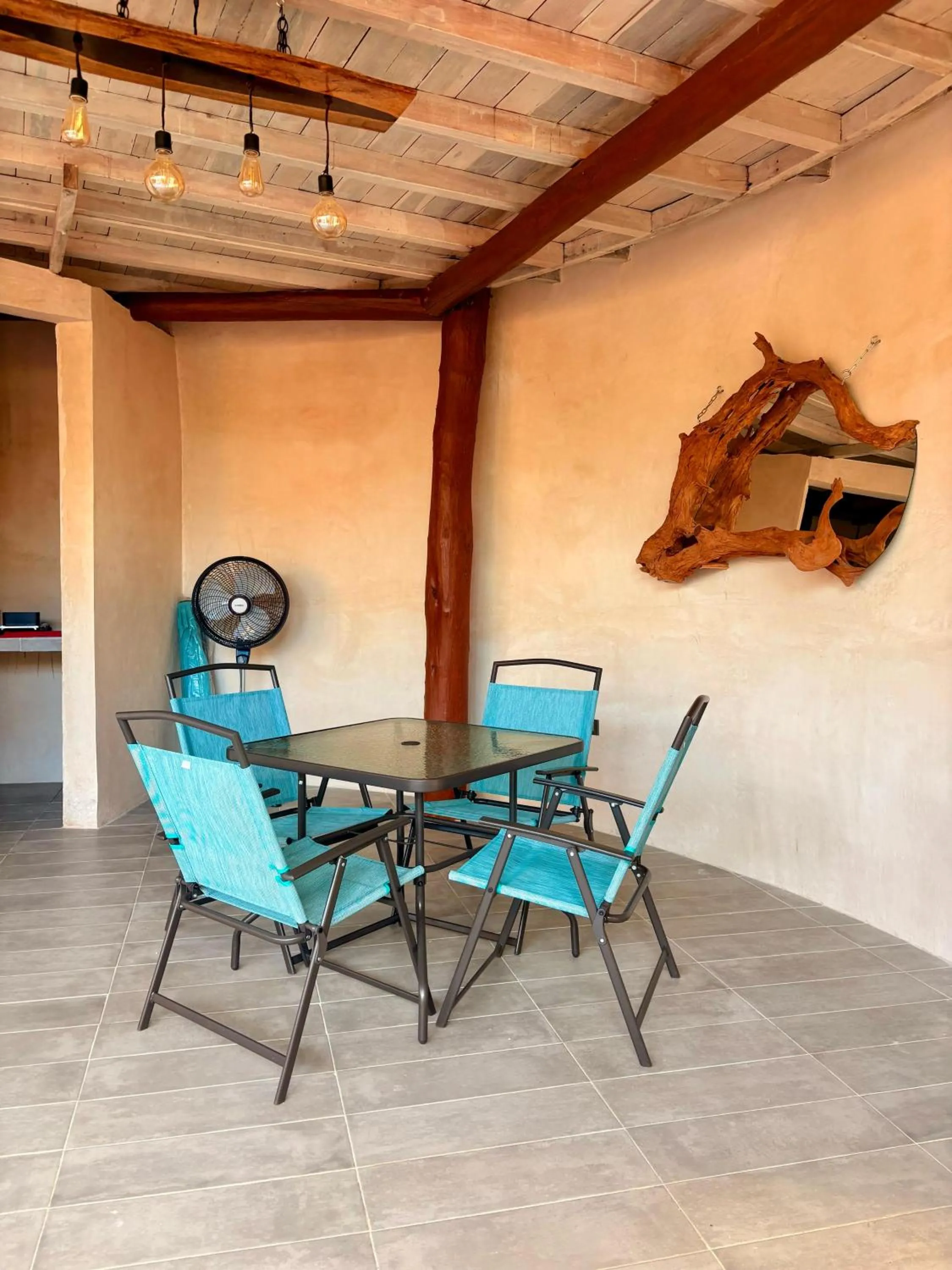 Living room in Cabanas Jaalkab