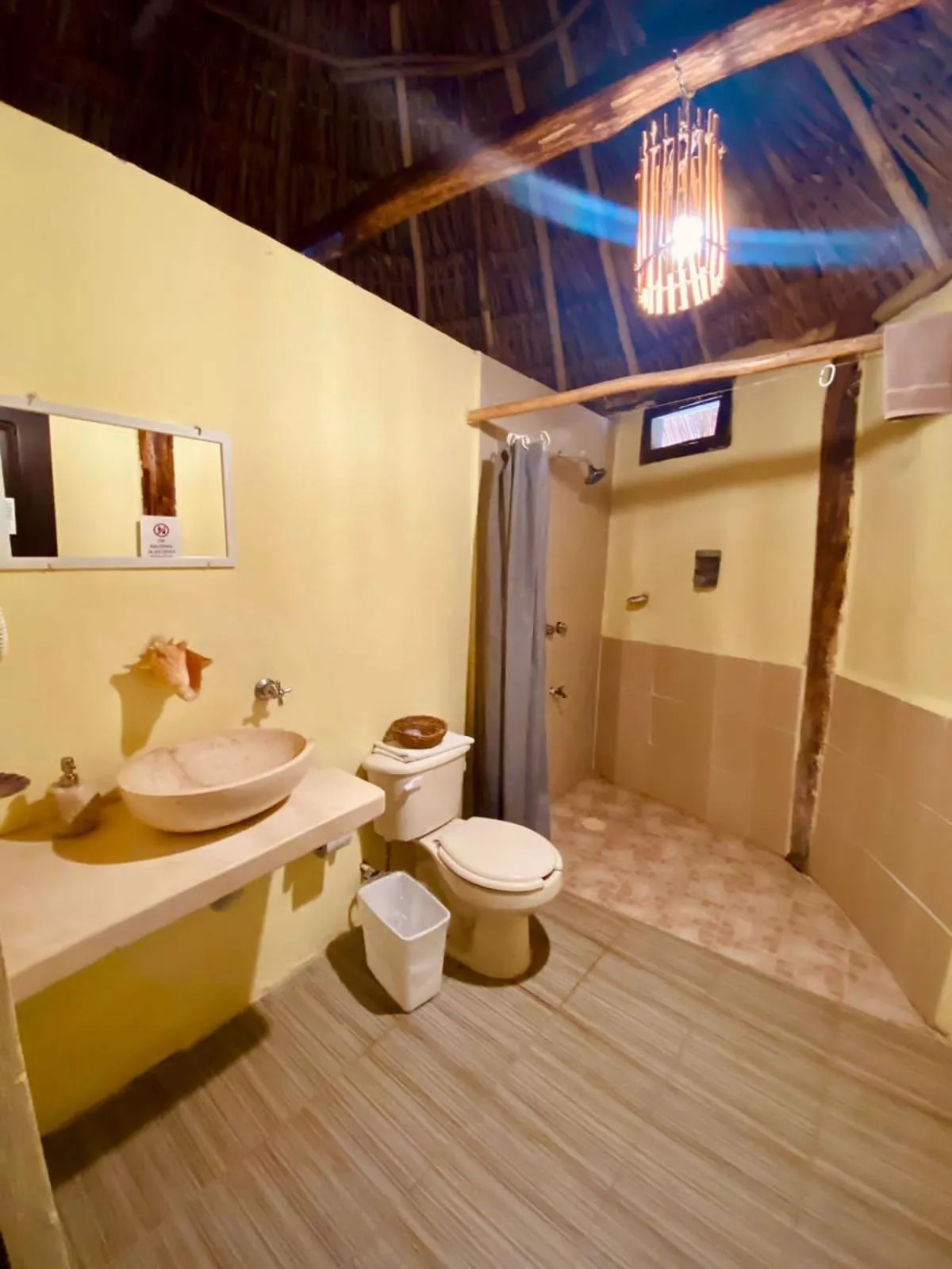 Bathroom in Cabanas Jaalkab