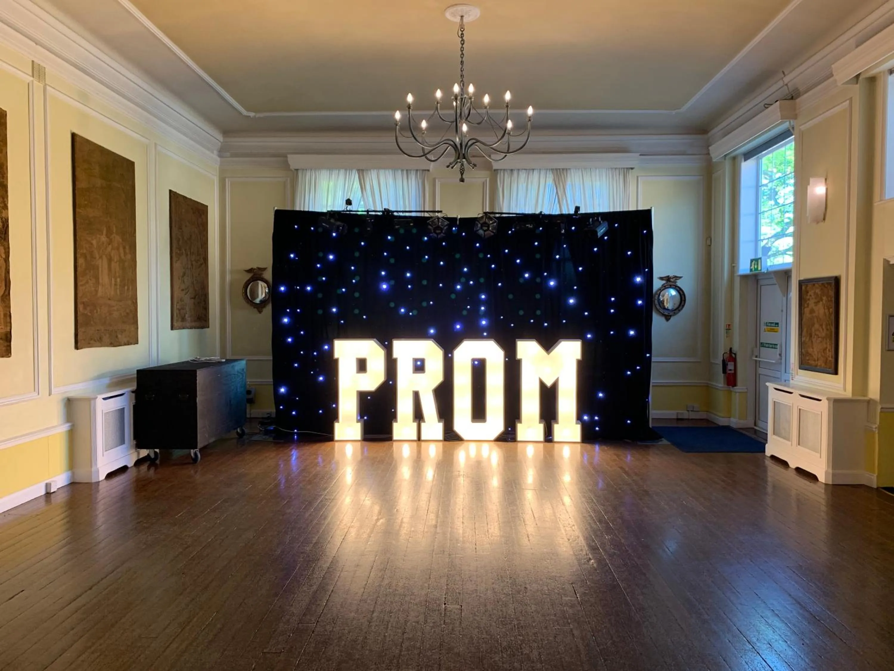 Evening entertainment in Hemswell Court