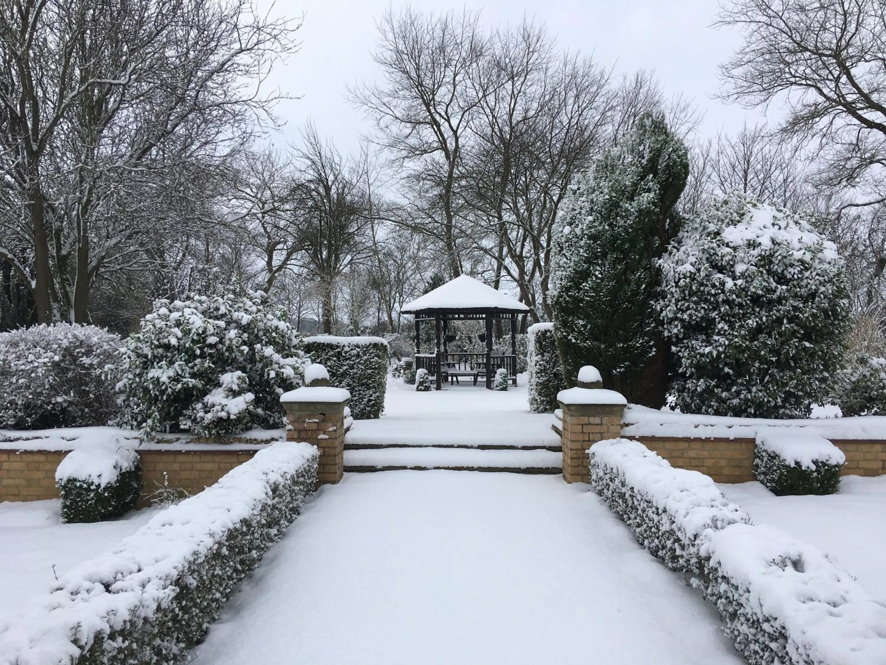 Winter in Hemswell Court