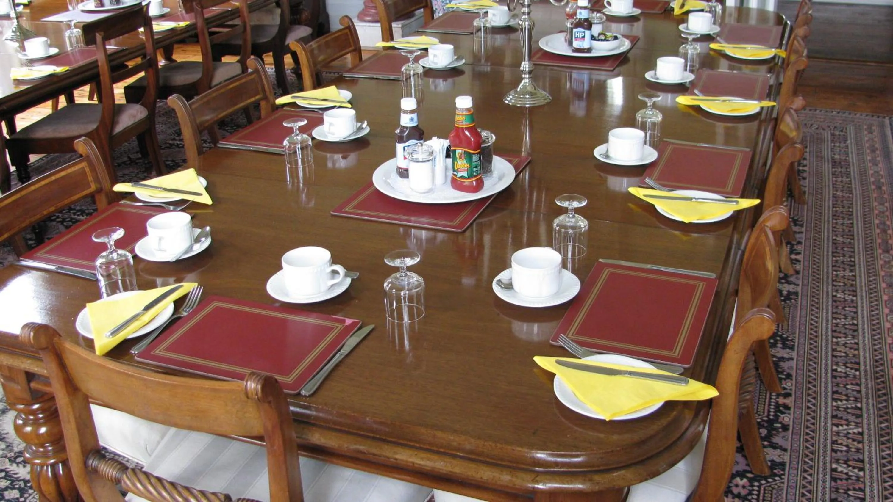 Dining area in Hemswell Court