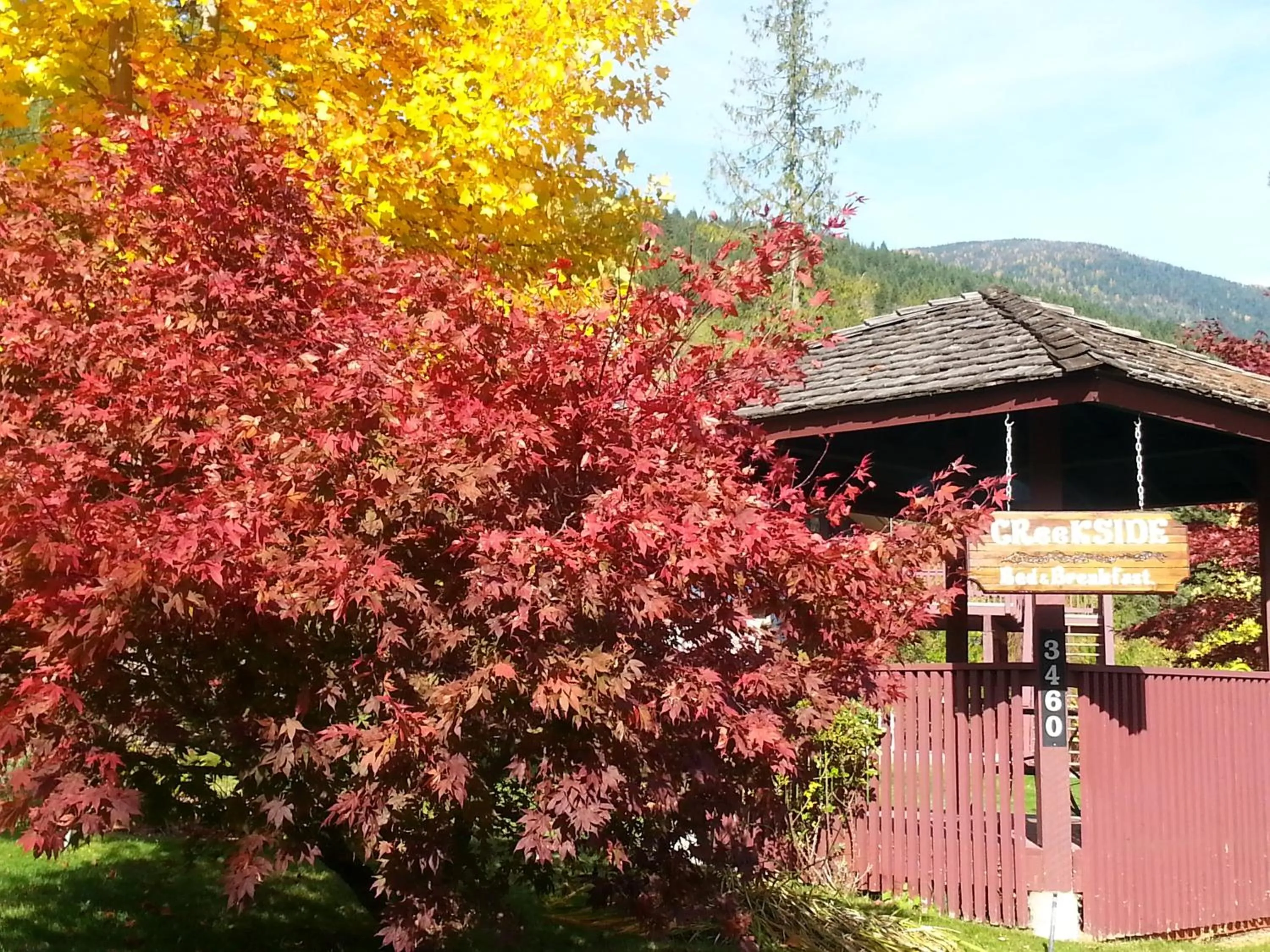 Property logo or sign in Creekside B&B