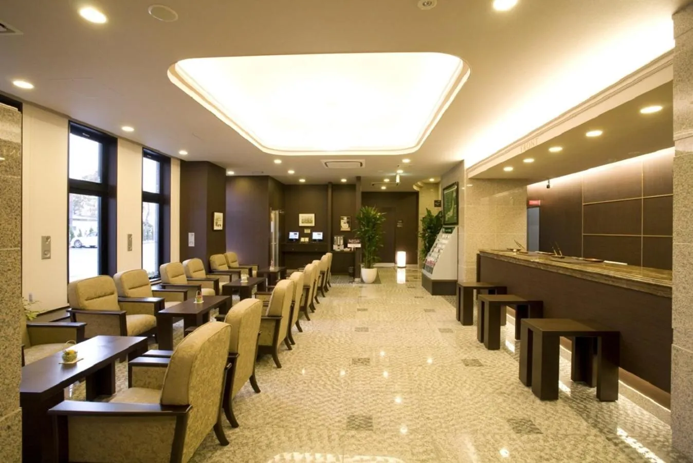 Lobby or reception in Hotel Route-Inn Odate Eki Minami