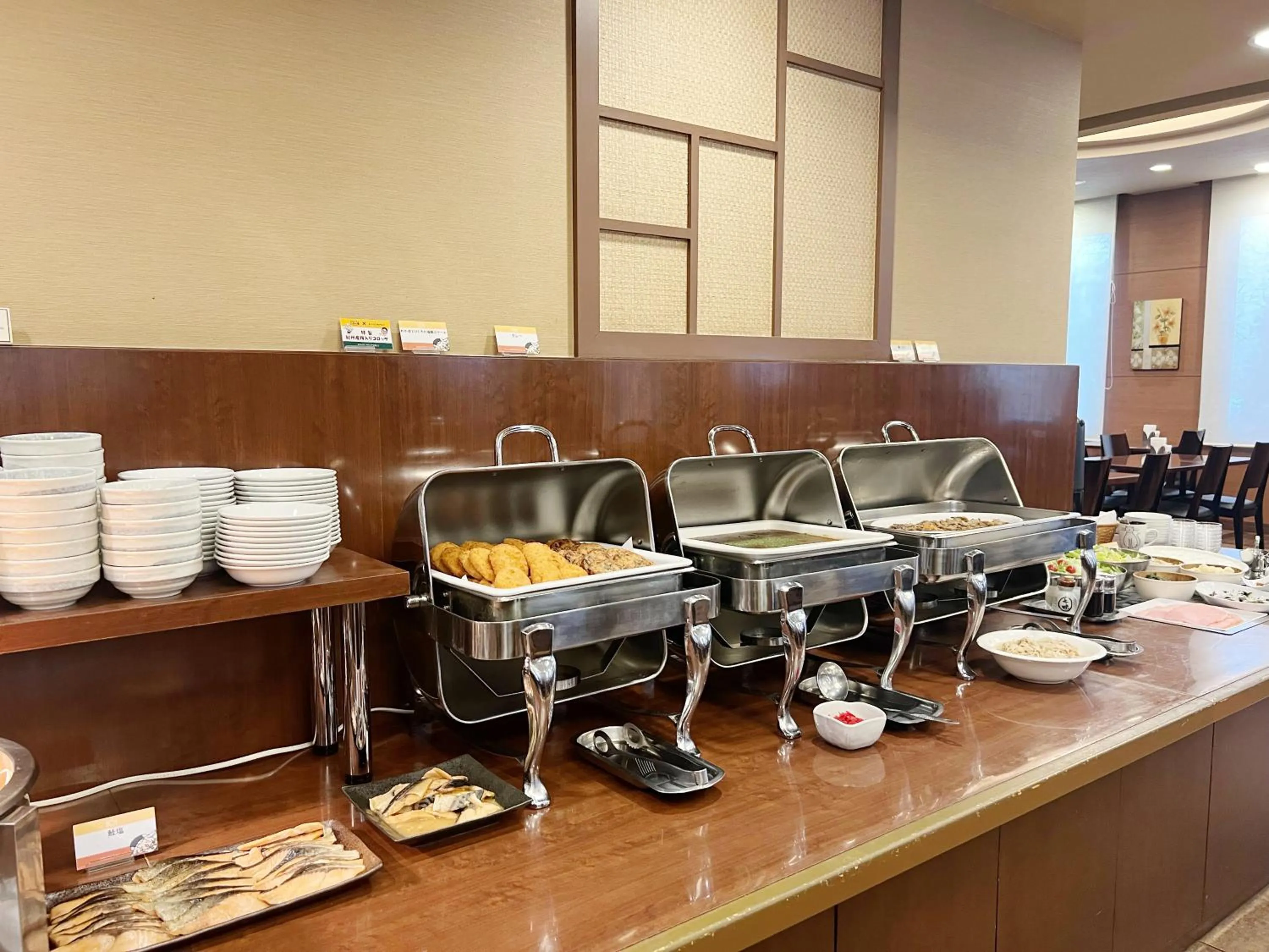 Buffet breakfast in Hotel Route-Inn Hirosaki Joto